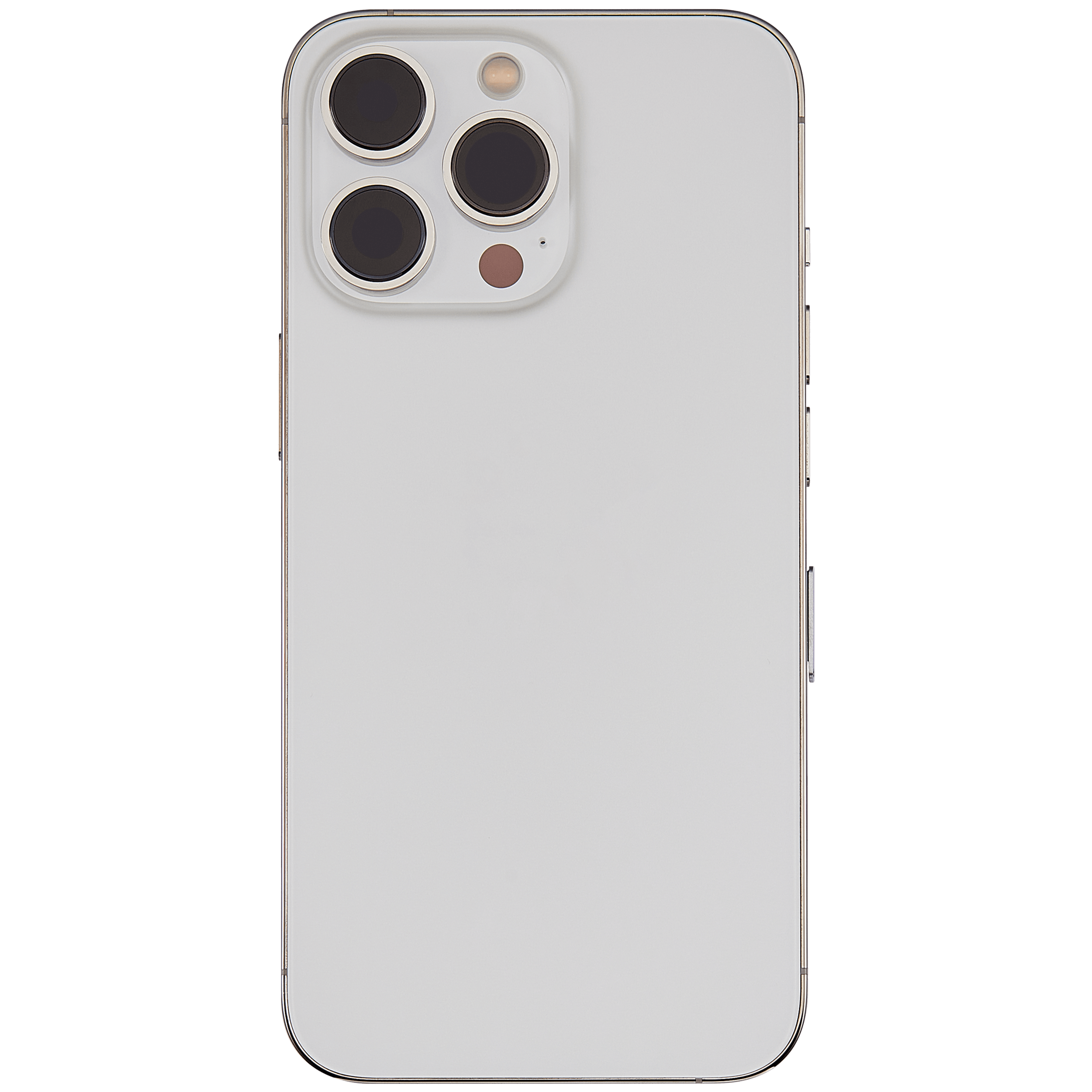 Backcover/Rahmen mit Small Parts für iPhone 13 Pro (EU / Global Version) (gebrauchter OEM-Ausbau, Qualität B) (Silber)