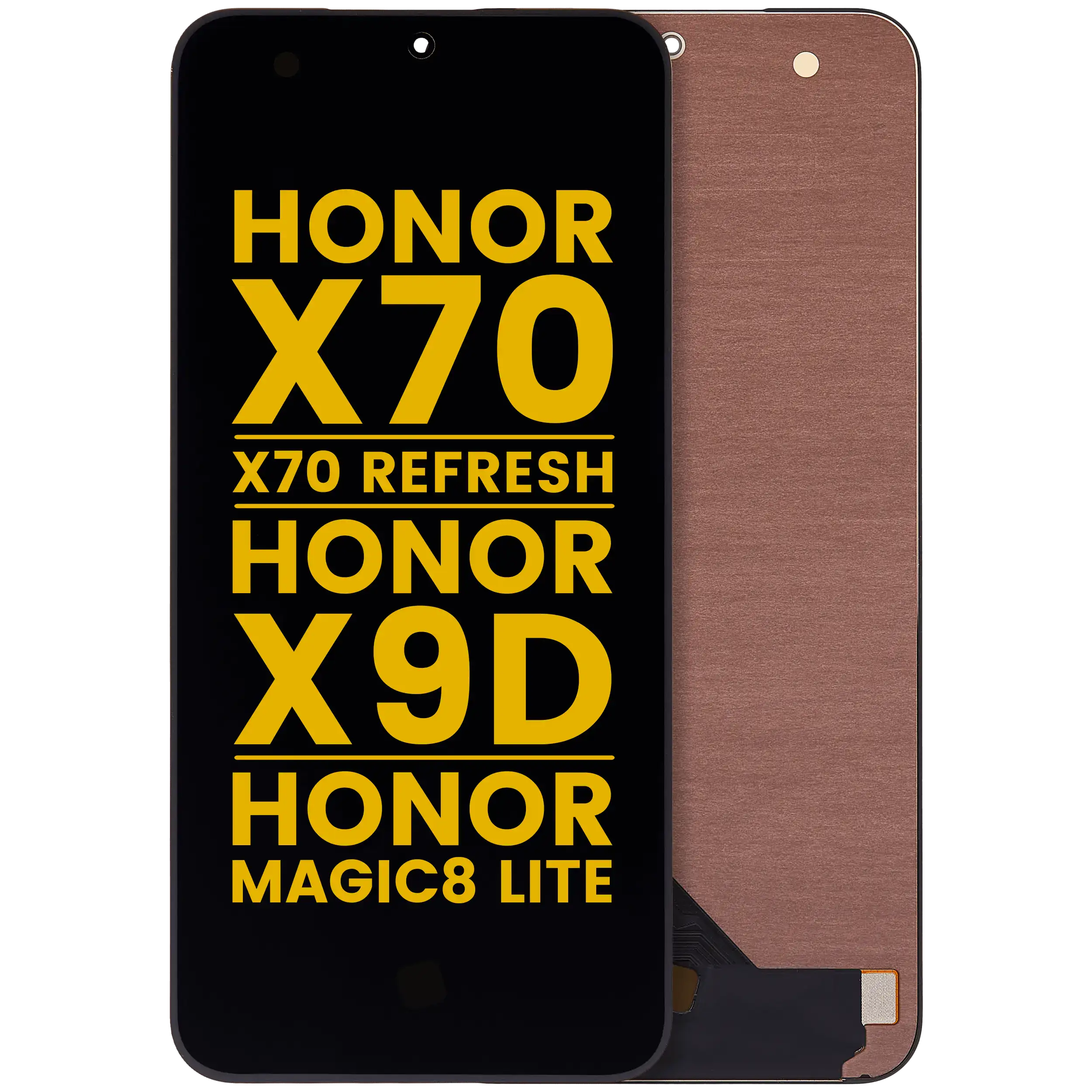 OLED-Display ohne Rahmen für Honor X70 / X70 Refresh / Honor X9D / Honor Magic8 Lite (Refurbished) (Alle Farben)