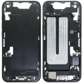 Midframe/Rahmen mit Ladebuchse Flex & Small Parts für iPhone 16e (US-Version) (gebrauchter OEM-Ausbau, Qualität B) (Schwarz)