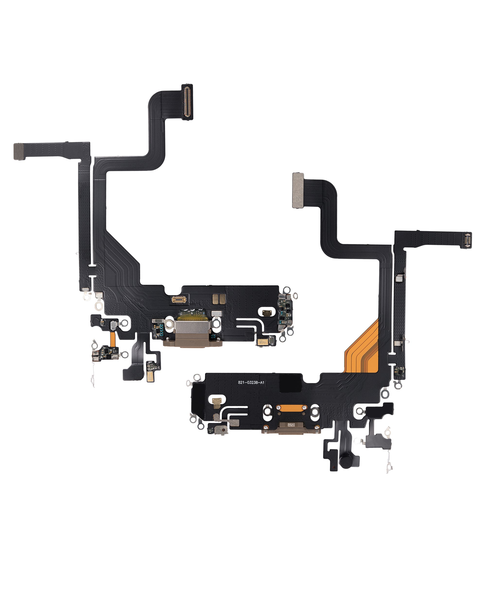 Ladebuchse-Flexkabel für iPhone 13 Pro (Aftermarket Plus) (Gold)