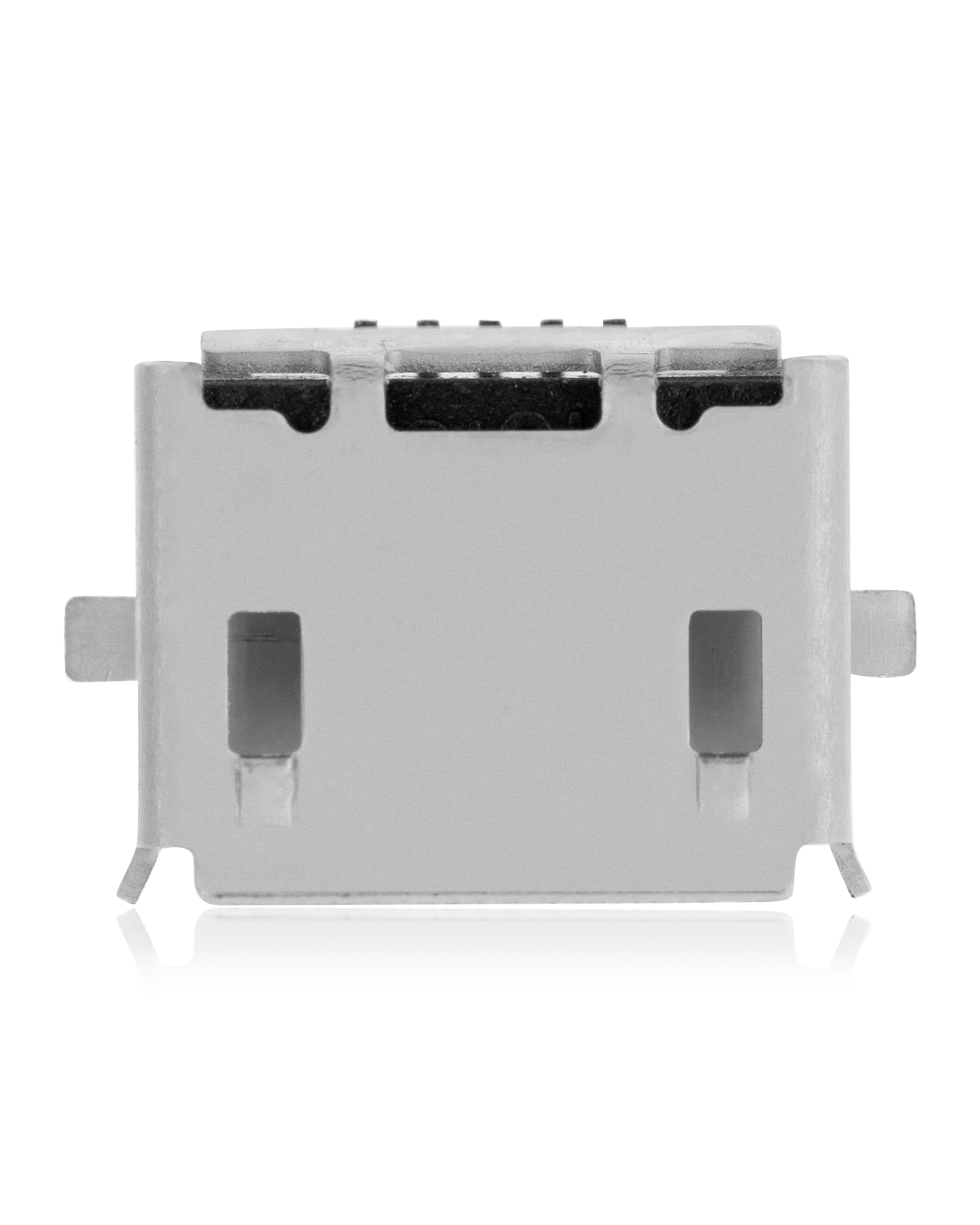 Micro-B-Ladebuchse mit 2 Ankerpunkten, Lötarbeit erforderlich, 05 Pin (C025)