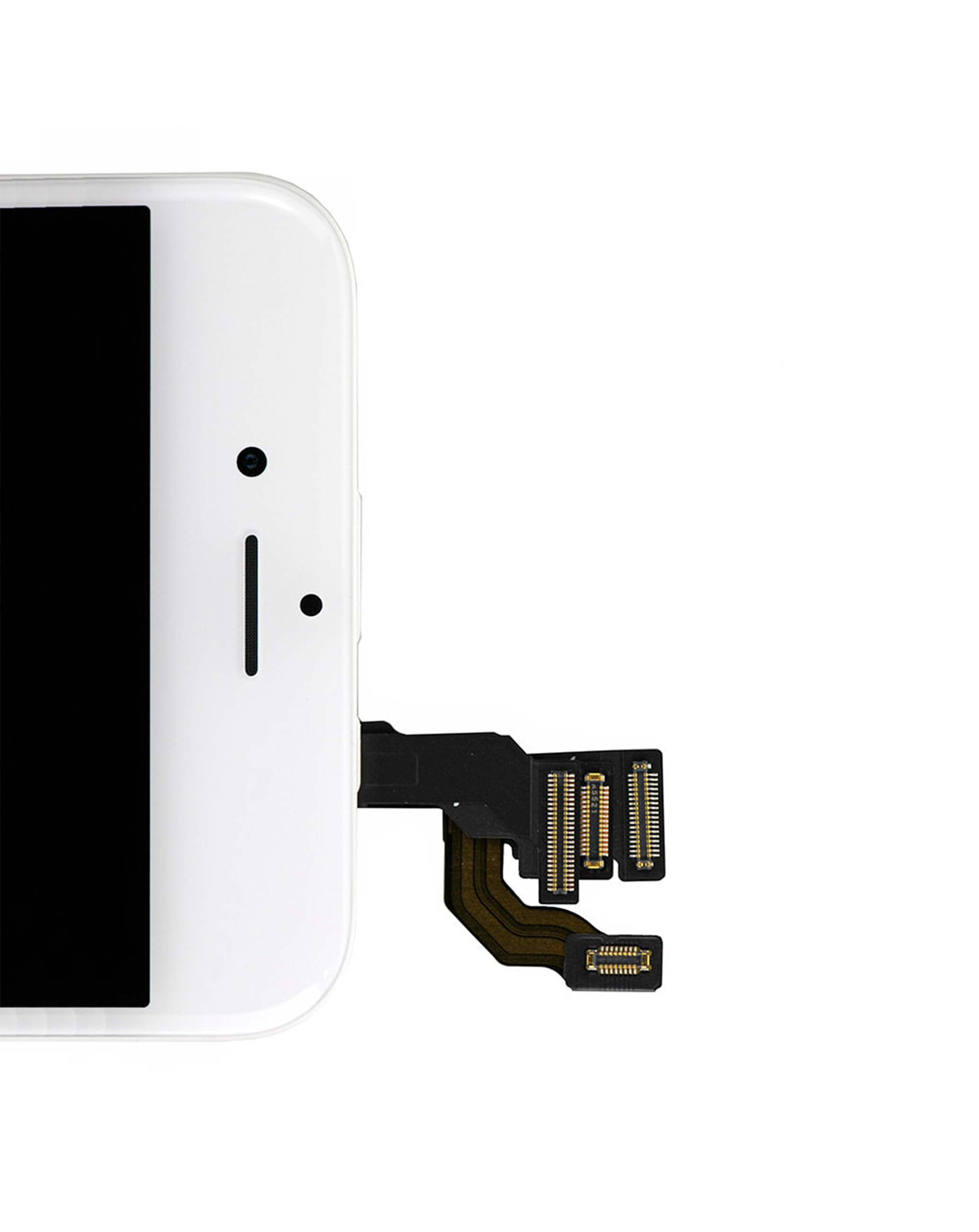 Complete LCD-Display für iPhone 6 (mit Front Camera: Prox Sensor & Ear Speaker) (Aftermarket Plus Quality: XO6) (Weiß)