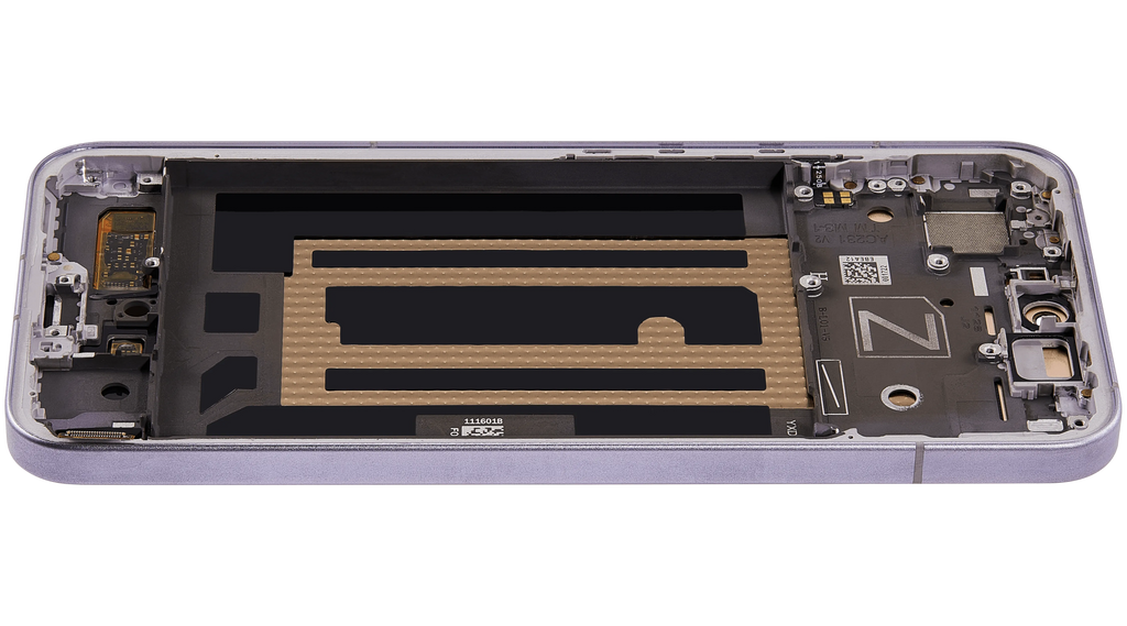 OLED-Display mit Rahmen für OPPO Reno 13 (Refurbished) (Lila)