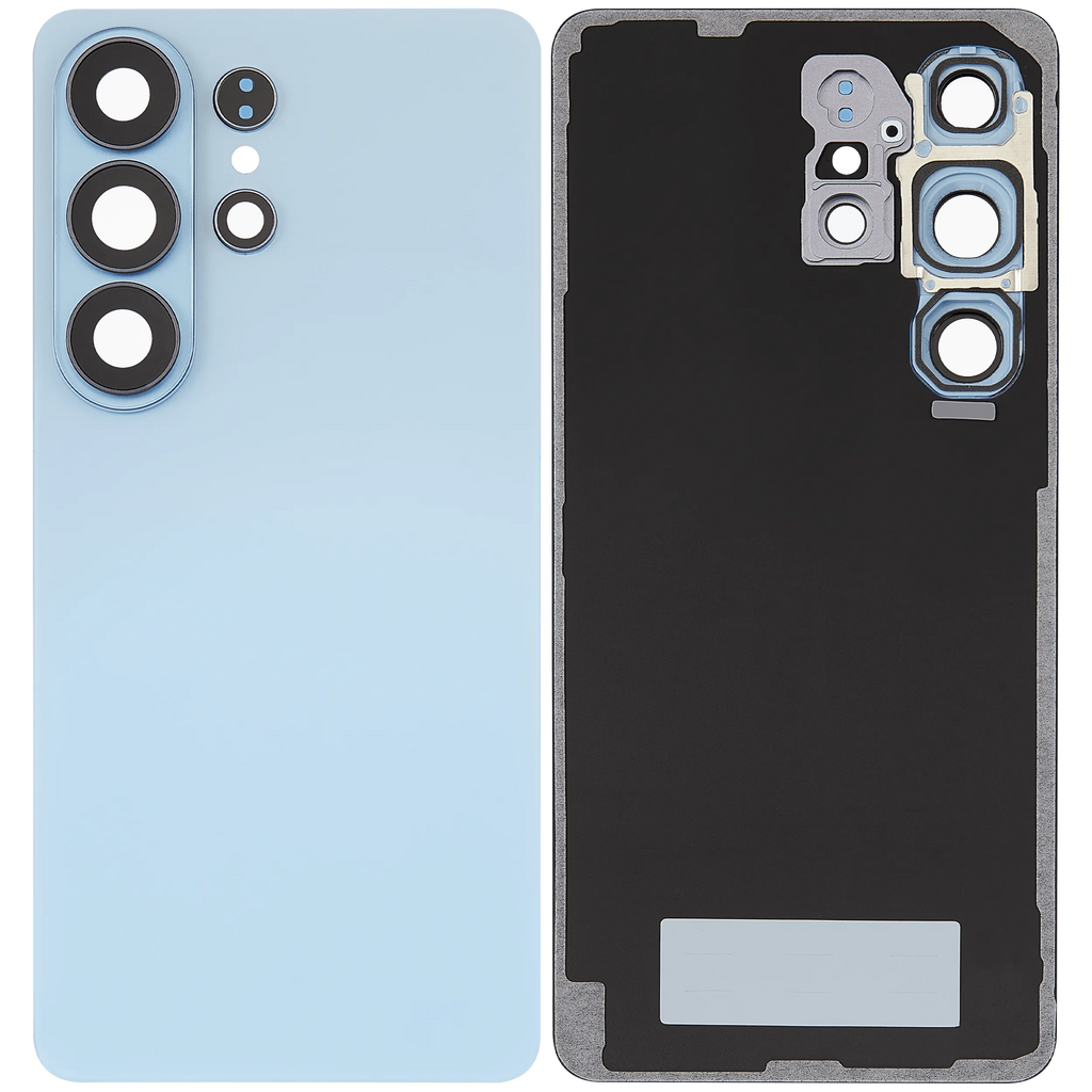 Backcover Glass mit Camera Lens für Samsung Galaxy S26 Ultra (Aftermarket Plus) (Sky Blue)
