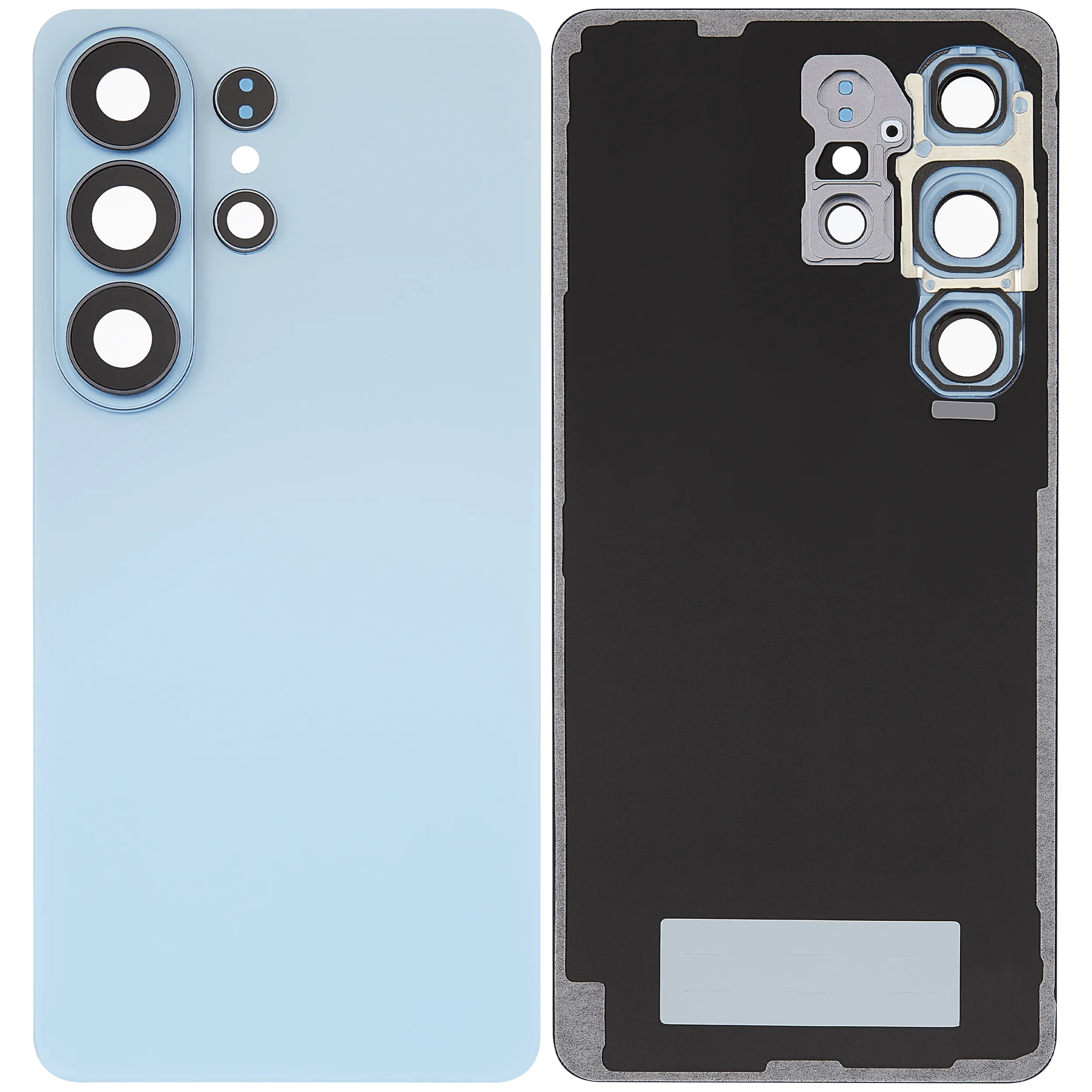 Backcover Glass mit Camera Lens für Samsung Galaxy S26 Ultra (Aftermarket Plus) (Sky Blue)
