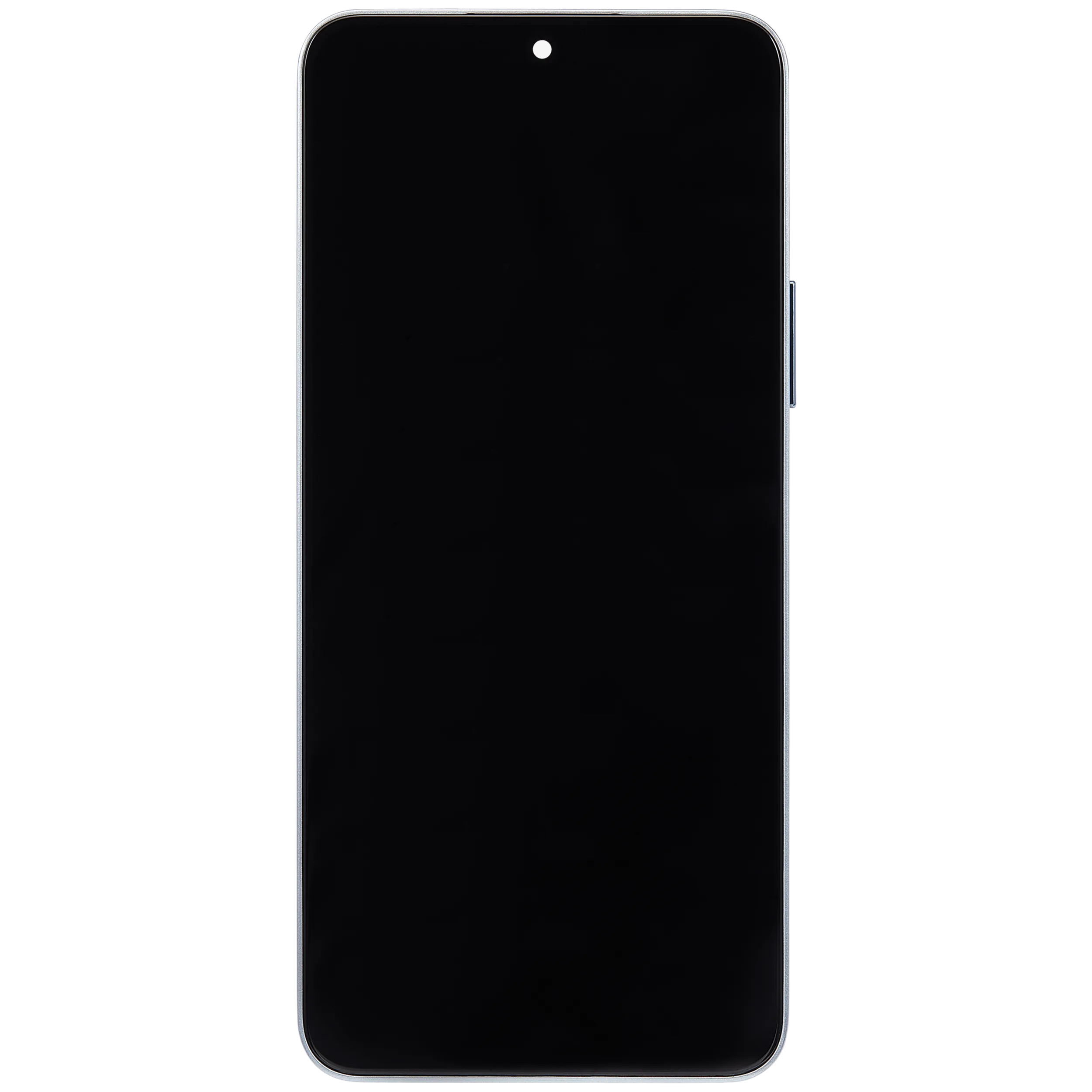 LCD-Display mit Rahmen für Honor X8A / X50i / 90 Lite ((Aftermarket Plus) (Titanium Silber)