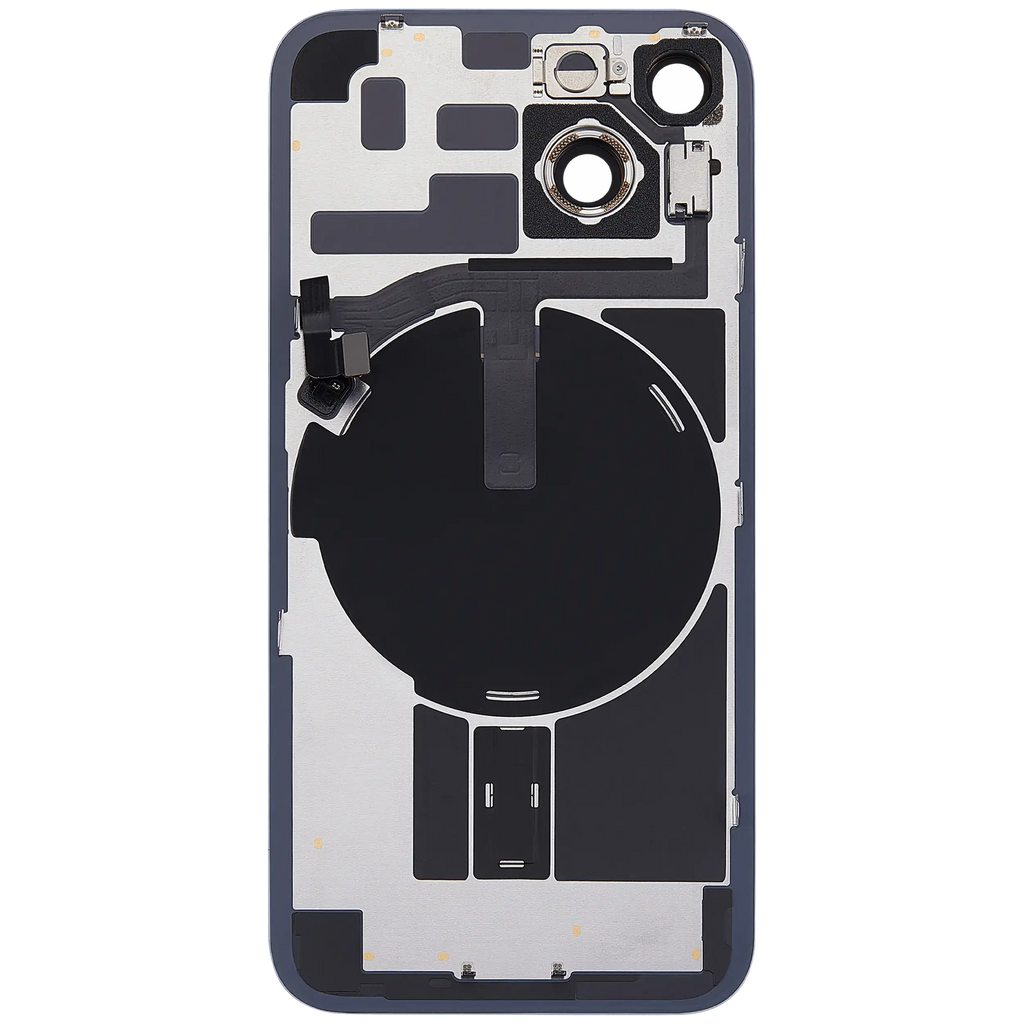 Backcover mit MagSafe Magnet & NFC & Blitz-Flexkabel für iPhone 14 (Service Pack) (Blau)