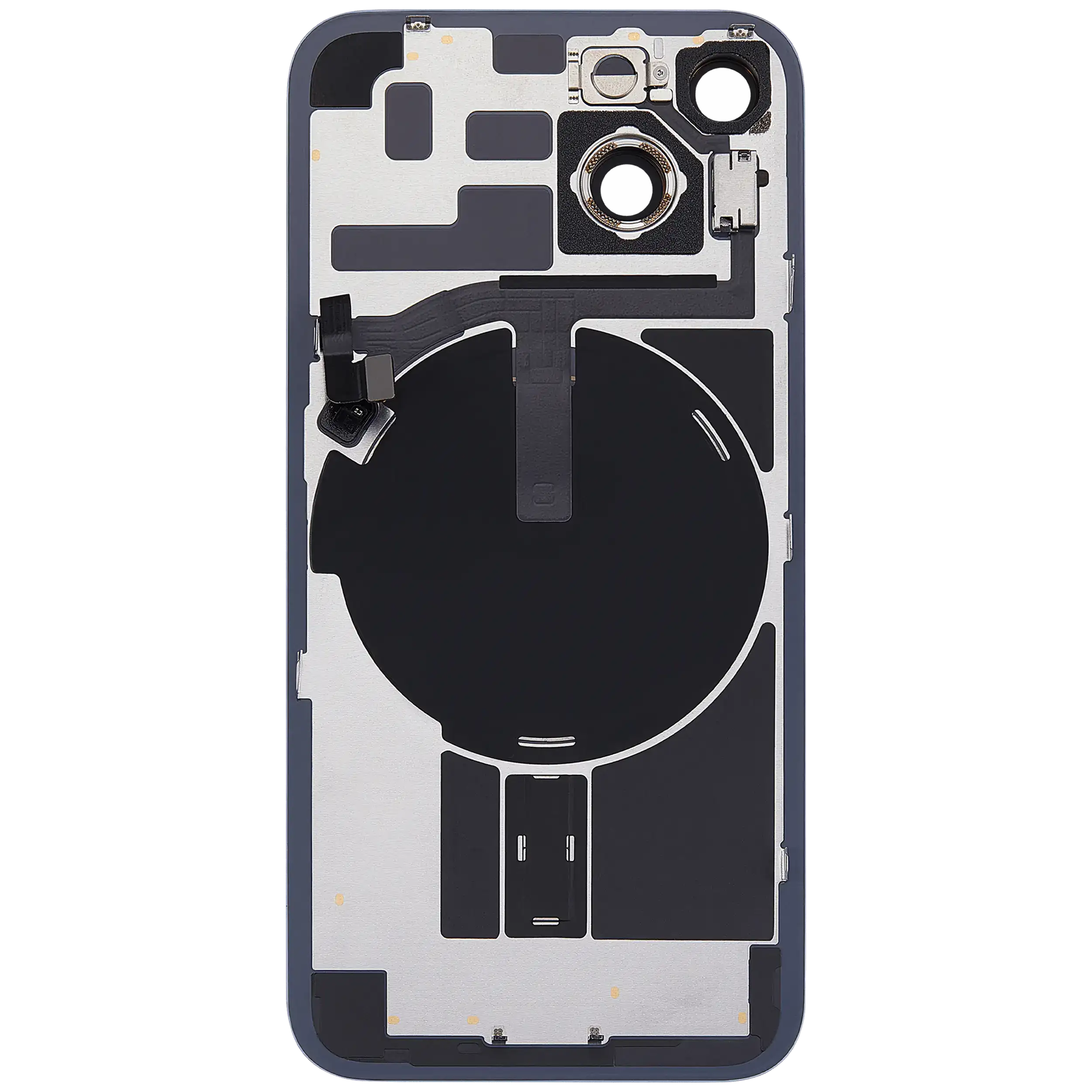 Backcover mit MagSafe Magnet & NFC & Blitz-Flexkabel für iPhone 14 (Service Pack) (Blau)