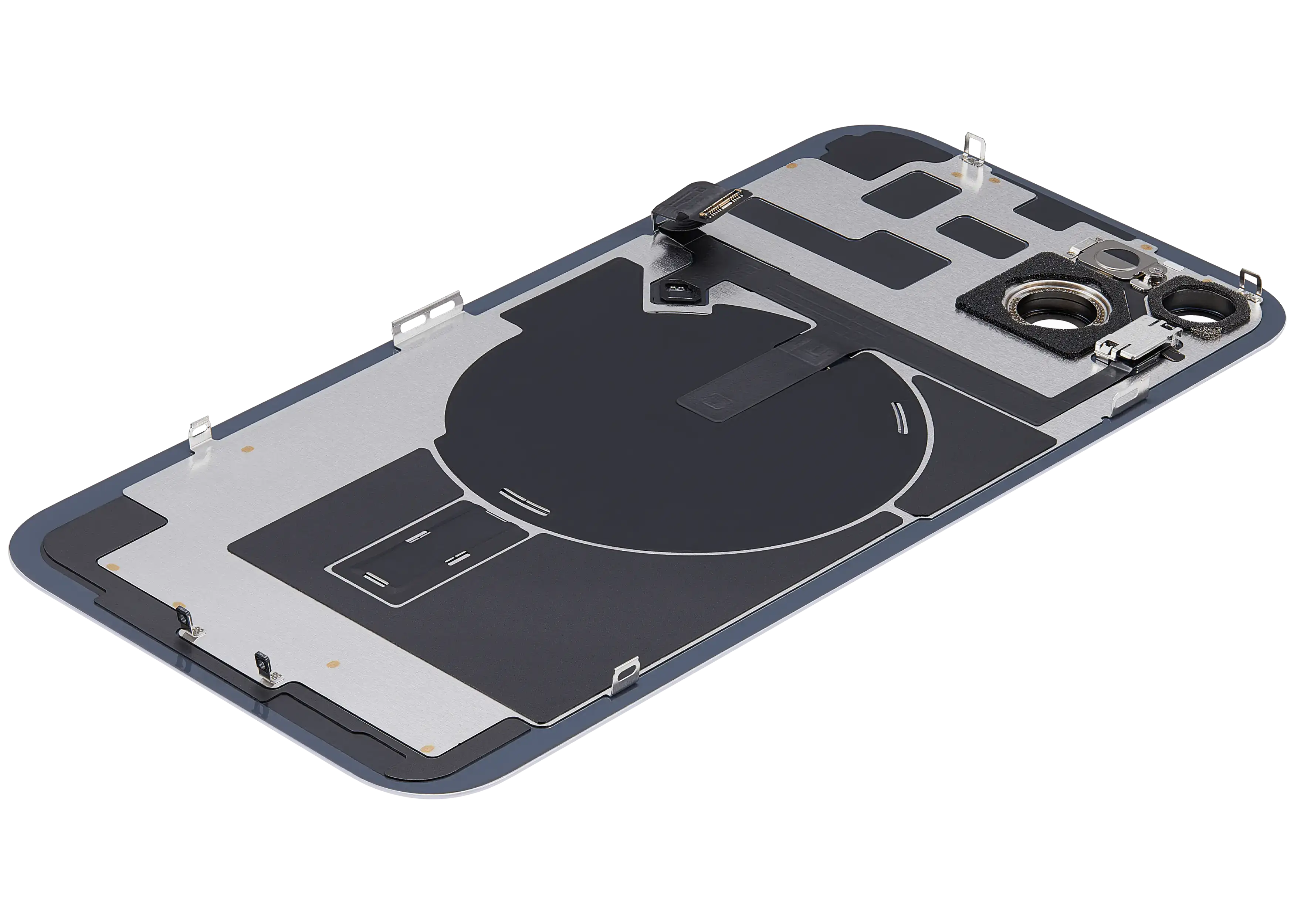 Backcover mit MagSafe Magnet & NFC & Blitz-Flexkabel für iPhone 14 Plus (gebrauchter OEM-Ausbau, Qualität A) (Lila)