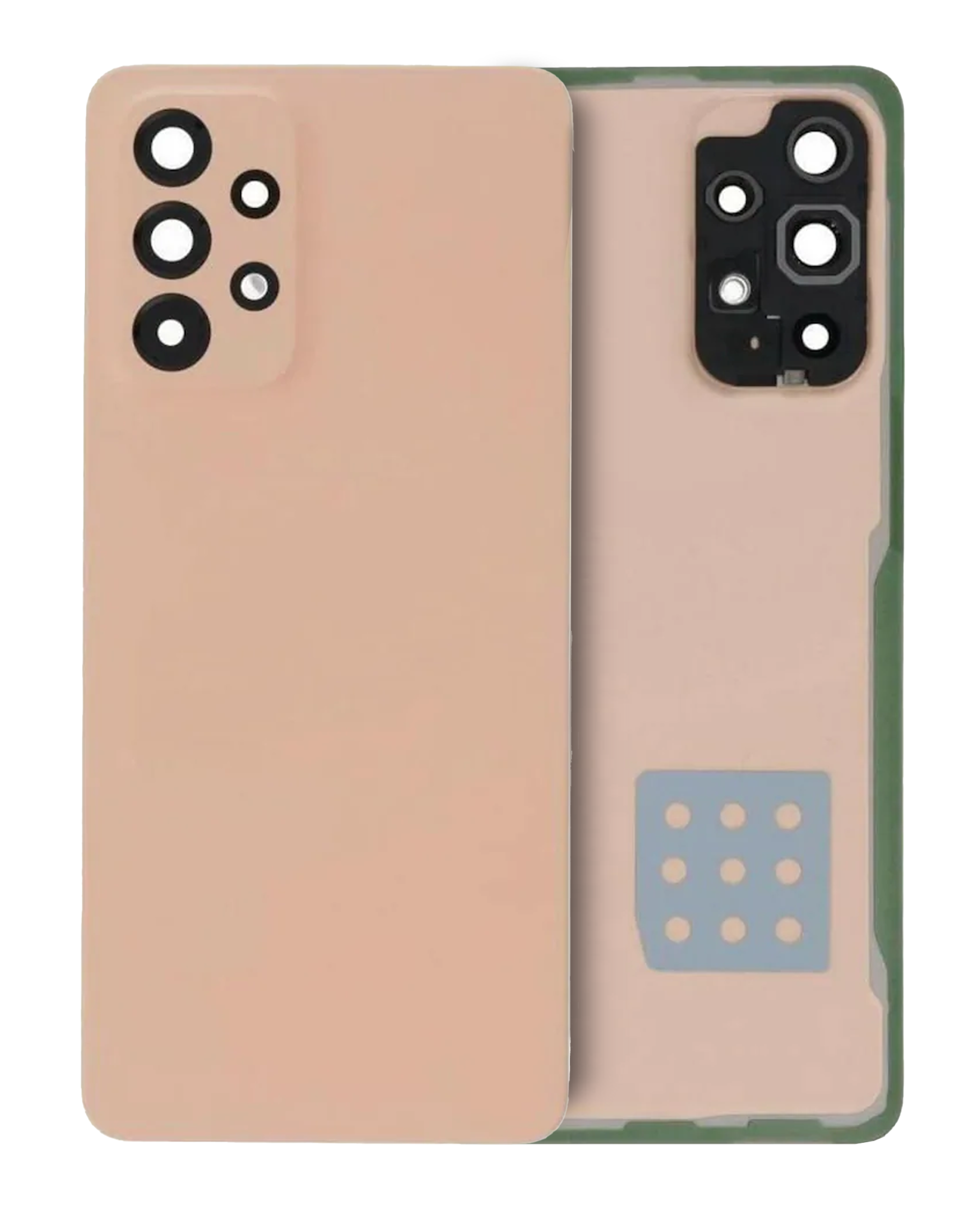 Back cover glass with camera lens for Samsung Galaxy A33 5G (A336 / 2022) (Service Pack) (Peach)