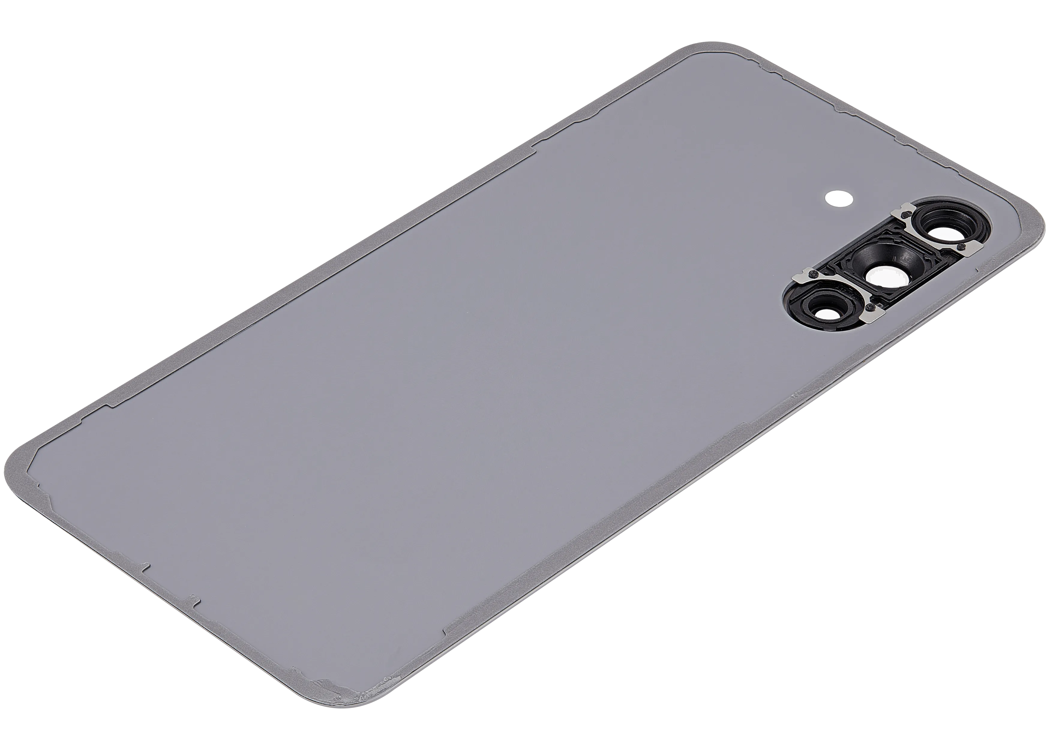 Backcover Glass mit Camera Lens für Samsung Galaxy A57 5G (A576 / 2026) (ohne Logo) (Aftermarket Plus) (Grau)