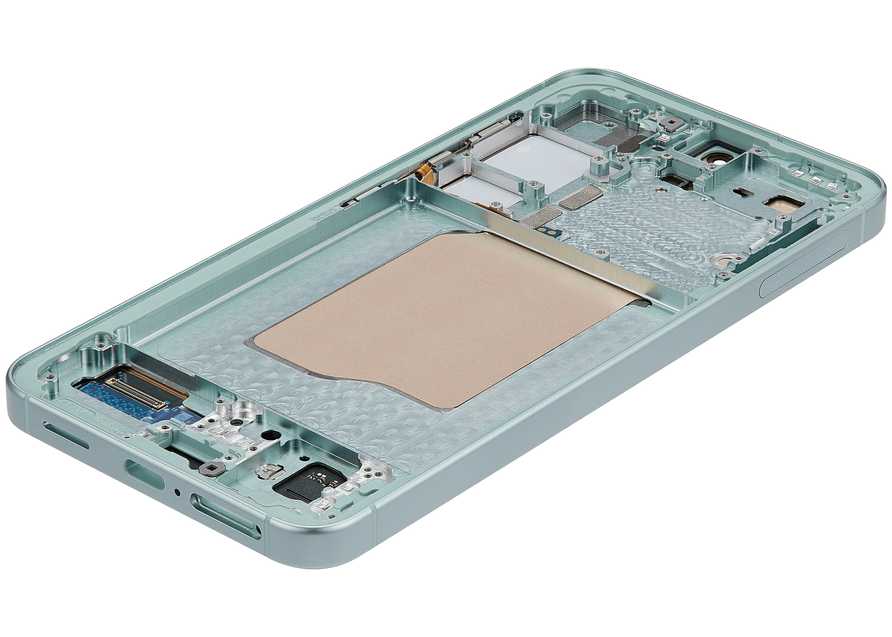 OLED-Display mit Rahmen für Samsung Galaxy S25 5G (US & International) (Aftermarket Plus) (Mint)