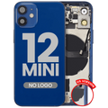 Back cover/frame with small parts for iPhone 12 Mini (US version) (Aftermarket Plus) (Blue)
