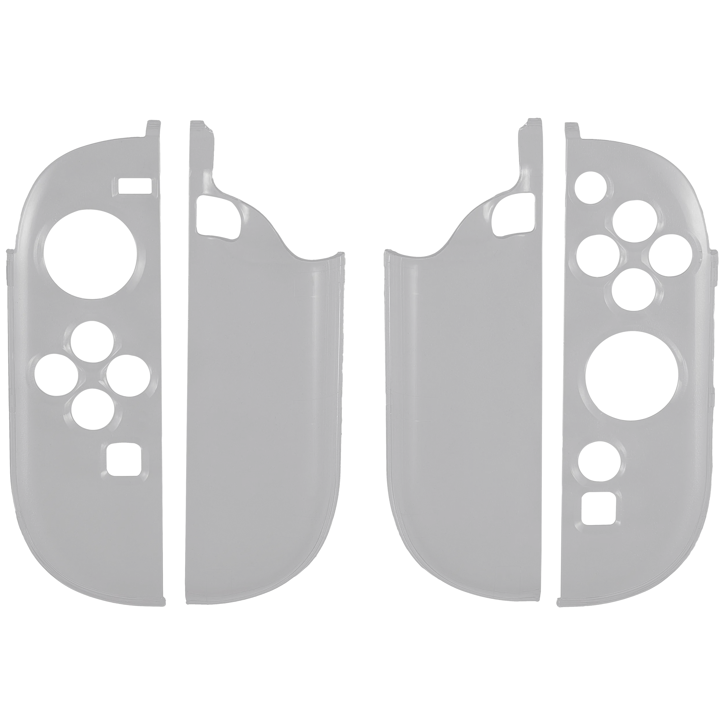 Protective Case mit Grip für Nintendo Switch 2 (Clear) (2 piece set)