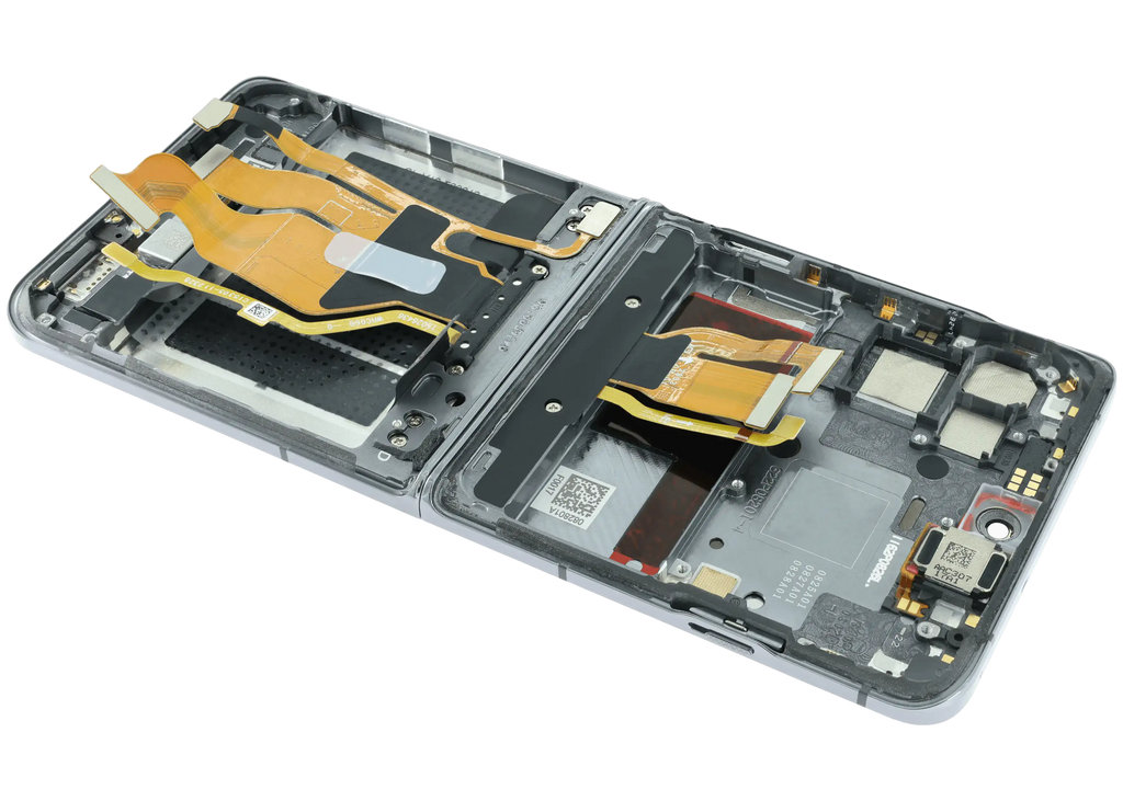 Innen OLED-Display mit Rahmen für Oppo Find N3 Flip (Refurbished) (Schwarz)