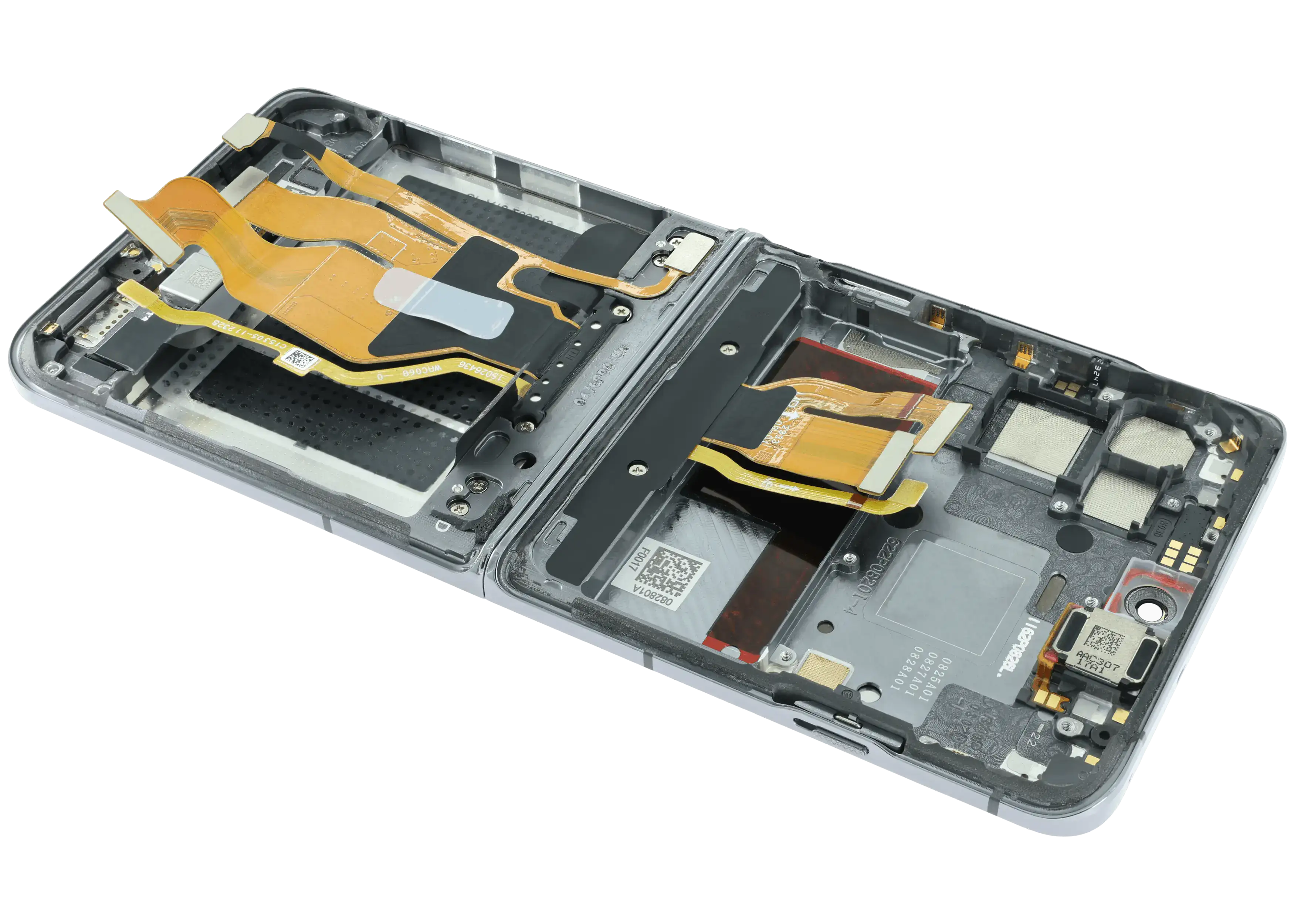 Innen OLED-Display mit Rahmen für Oppo Find N3 Flip (Refurbished) (Schwarz)