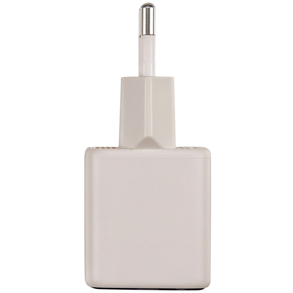 AmpSentrix Pro 30W 2-in-1 USB-C / USB-A GaN Wall Adapter (220V / EU Plug) (Desert Titanium)