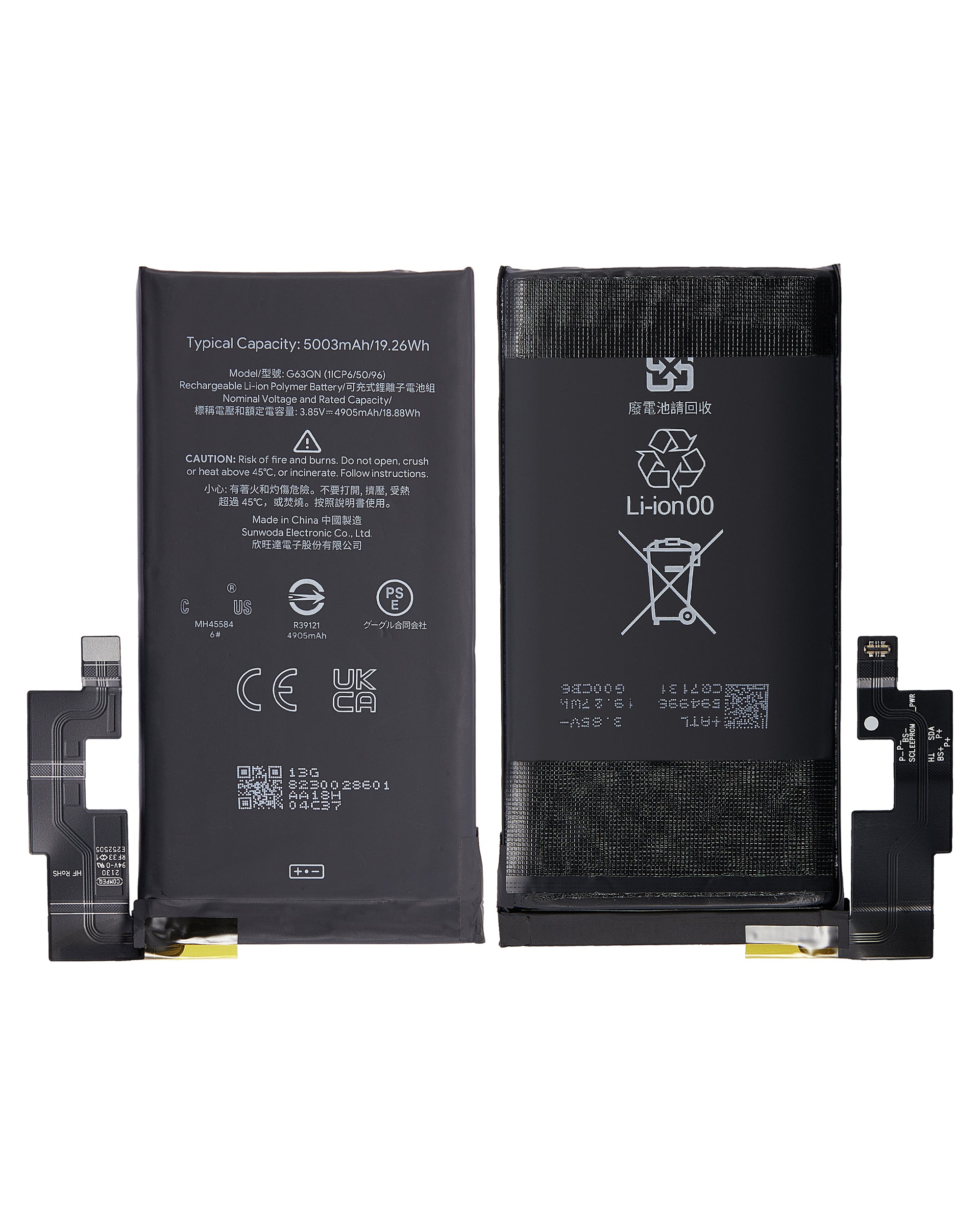 Replacement battery for Google Pixel 6 Pro (G63QN)