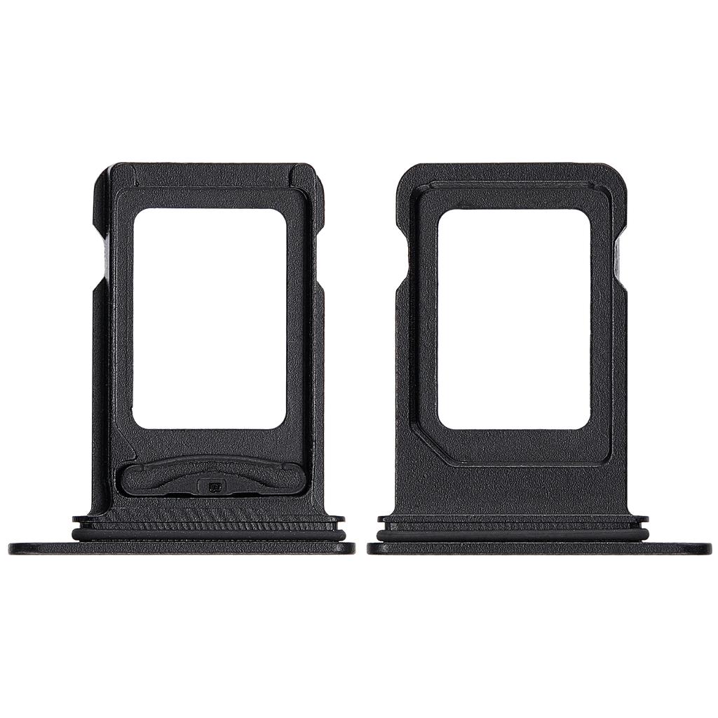 Dual Sim Card Tray für iPhone 16e / 17e (Schwarz)