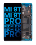 InCell LCD mit Rahmen für Xiaomi Mi 9T/Pro & Redmi K20/Pro - Glacier Blue