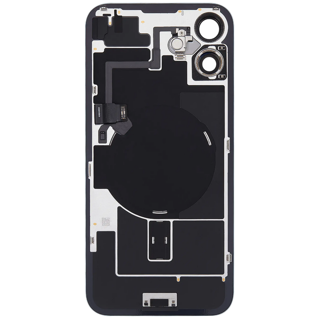 Backcover mit MagSafe Magnet & NFC & Blitz-Flexkabel für iPhone 16 Plus (gebrauchter OEM-Ausbau, Qualität C) (Teal)