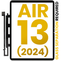 Digitizer for iPad Air 13" (2024) / iPad Air 13" (2025) (Glass separation required) (Premium)