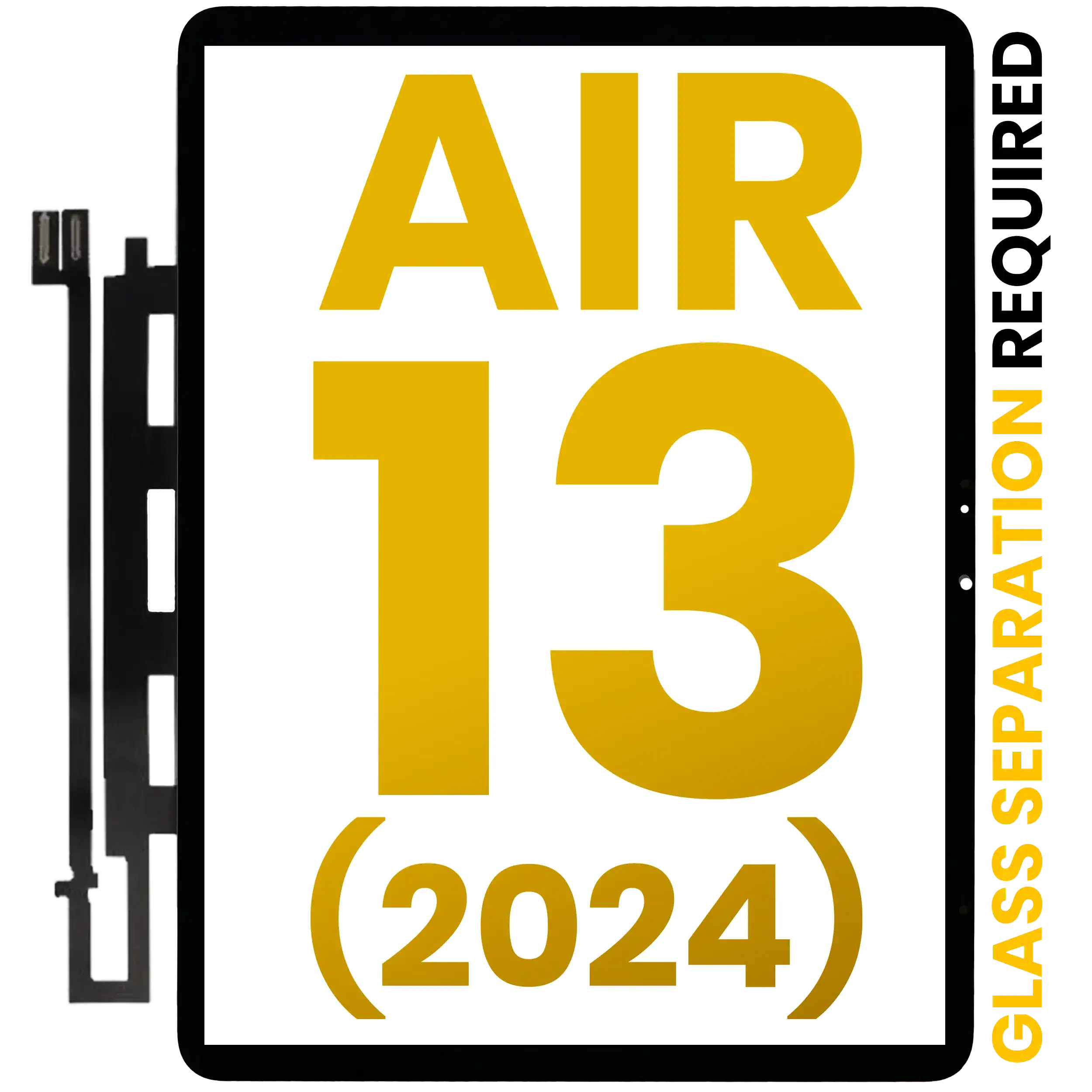 Digitizer for iPad Air 13" (2024) / iPad Air 13" (2025) (Glass separation required) (Premium)