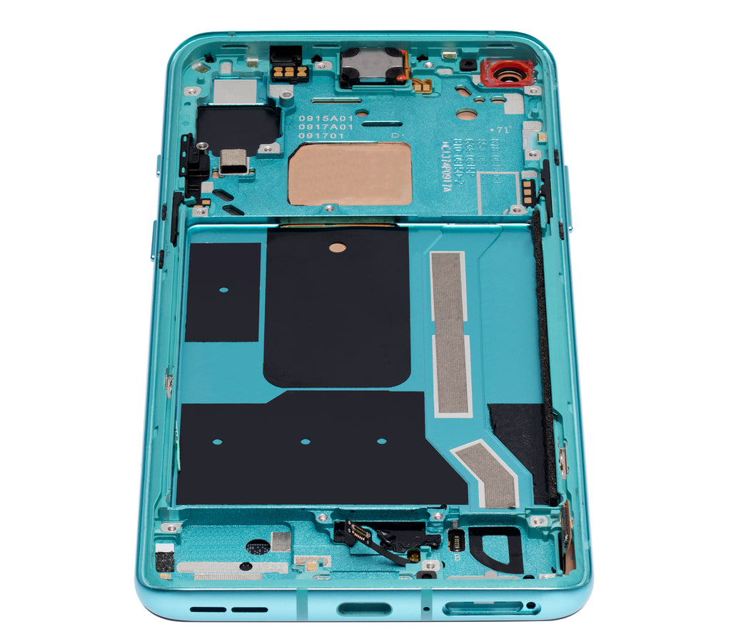 OLED-Display mit Rahmen für OnePlus 8T (Refurbished) (Aquamarine Green)