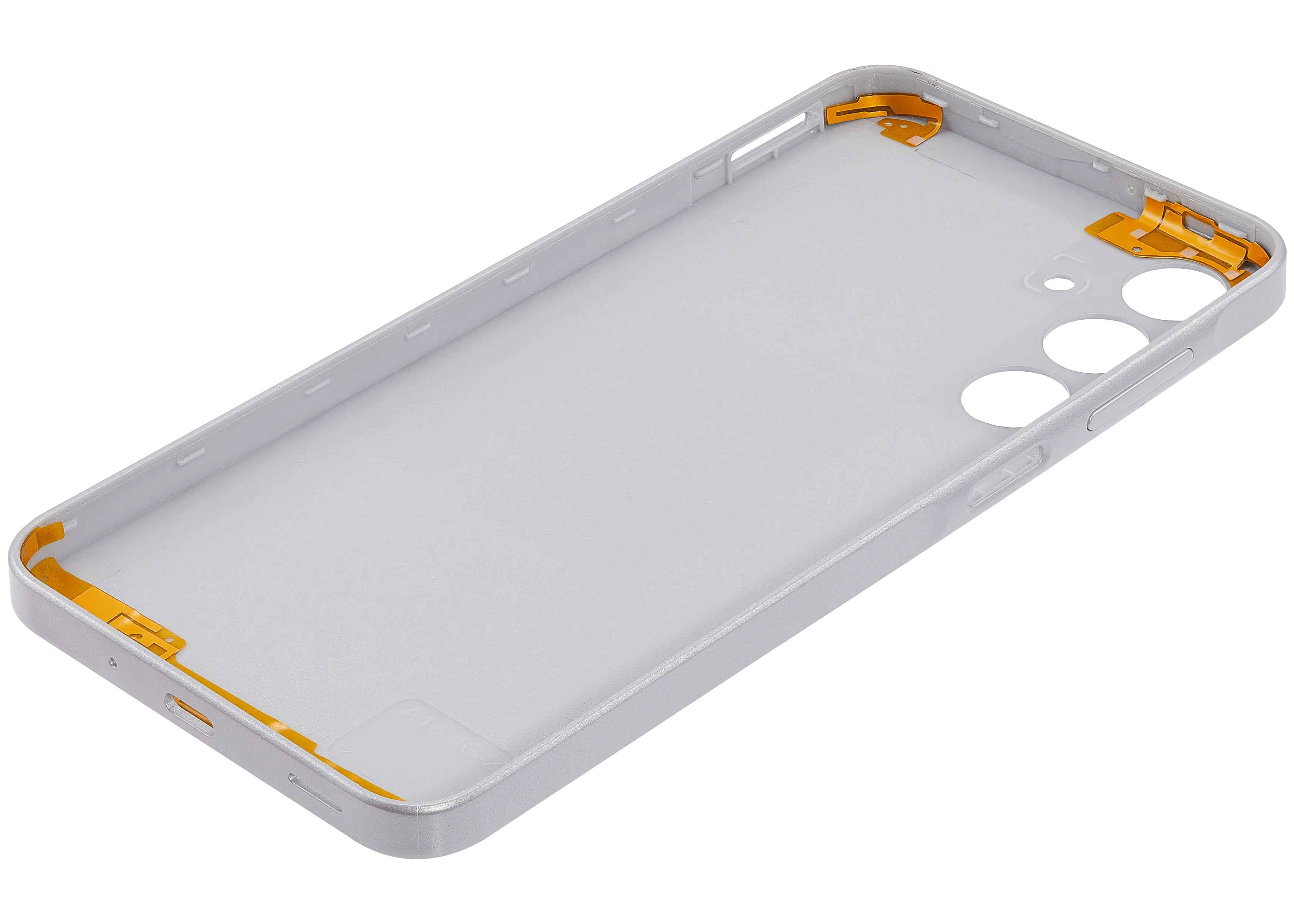 Backcover mit Camera Lens für Samsung Galaxy A16 5G (A166 / 2024) / A16 4G (A165 / 2024) (ohne Logo) (Aftermarket Plus) (Grau)