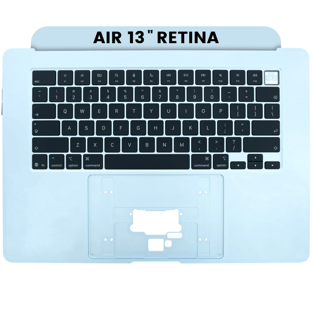 Top Case mit Keyboard (ANSI US) für MacBook Air 15" A3448 (2026) (Original OEM) (Sky Blue)