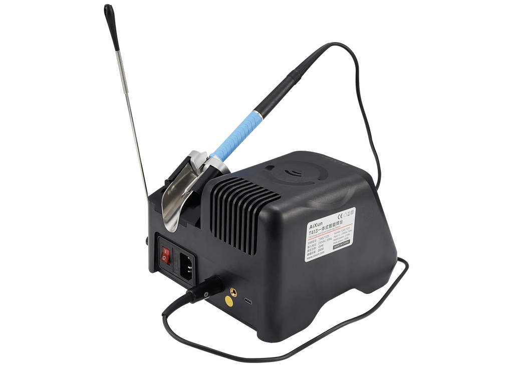 T413 200W Integrated Smart Soldering Station Compatible mit T245 Handle (220V / Europe) (Aixun)