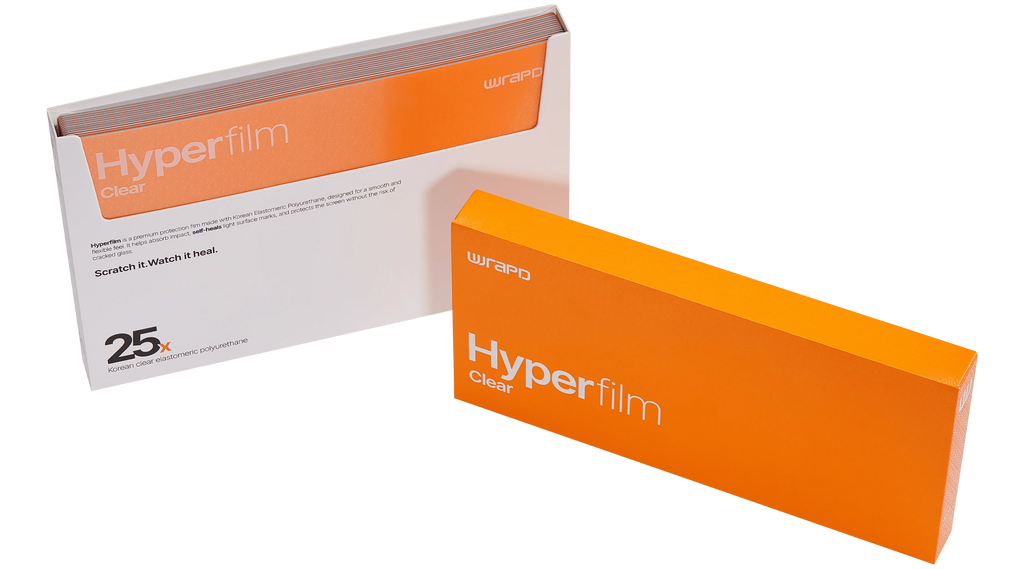 Wrapd HyperFilm - EPU Display Protector Film (25 Pack) (Clear)