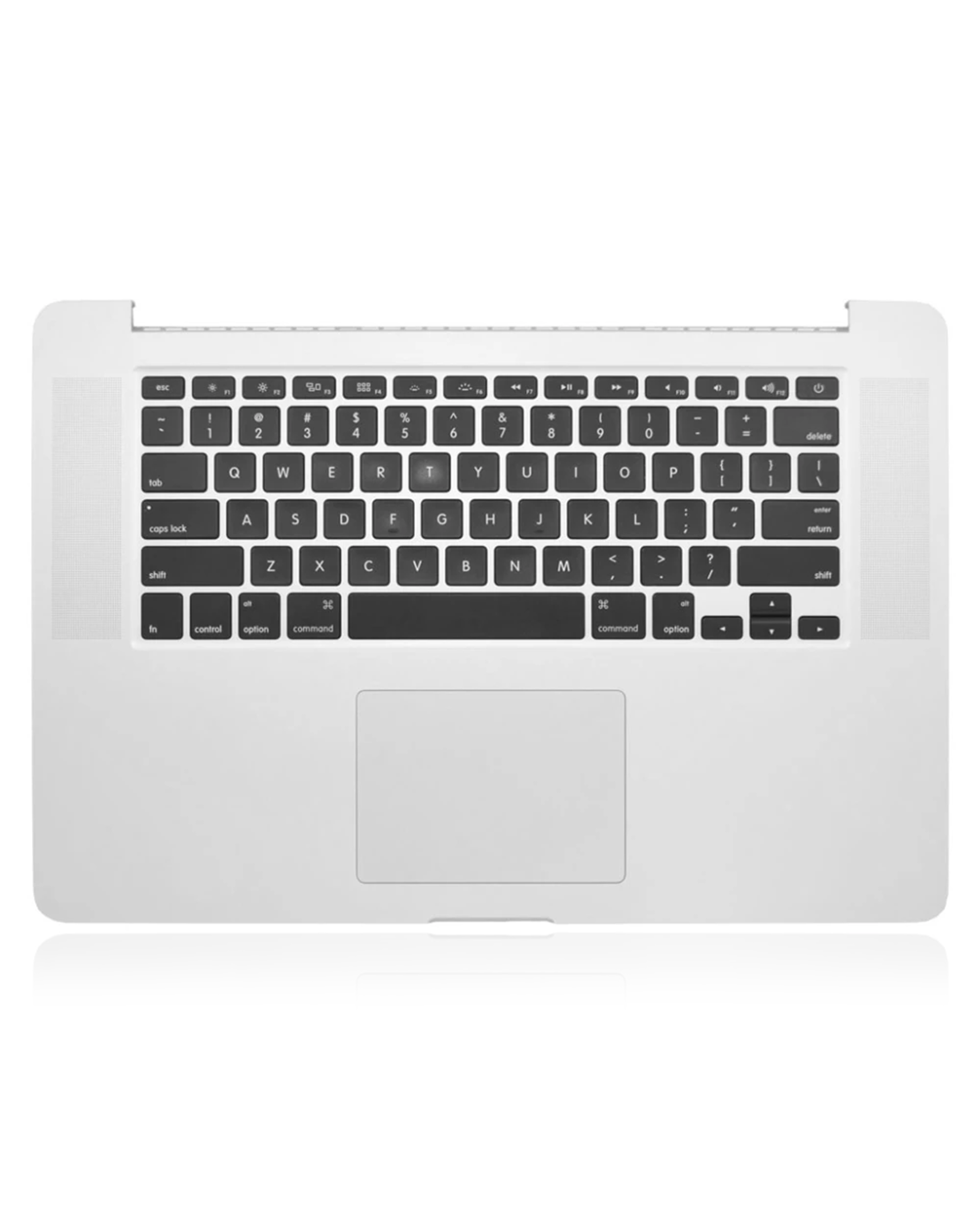 Top Case mit Keyboard (ISO UK) and Trackpad für MacBook Pro 15" A1398 (2015) (gebrauchter OEM-Ausbau, Qualität B/C)