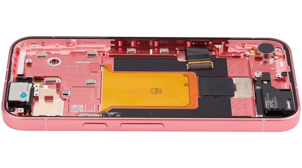OLED-Display mit Rahmen (mit Fingerprint Sensor) für Google Pixel 9A (Refurbished) (Peony)