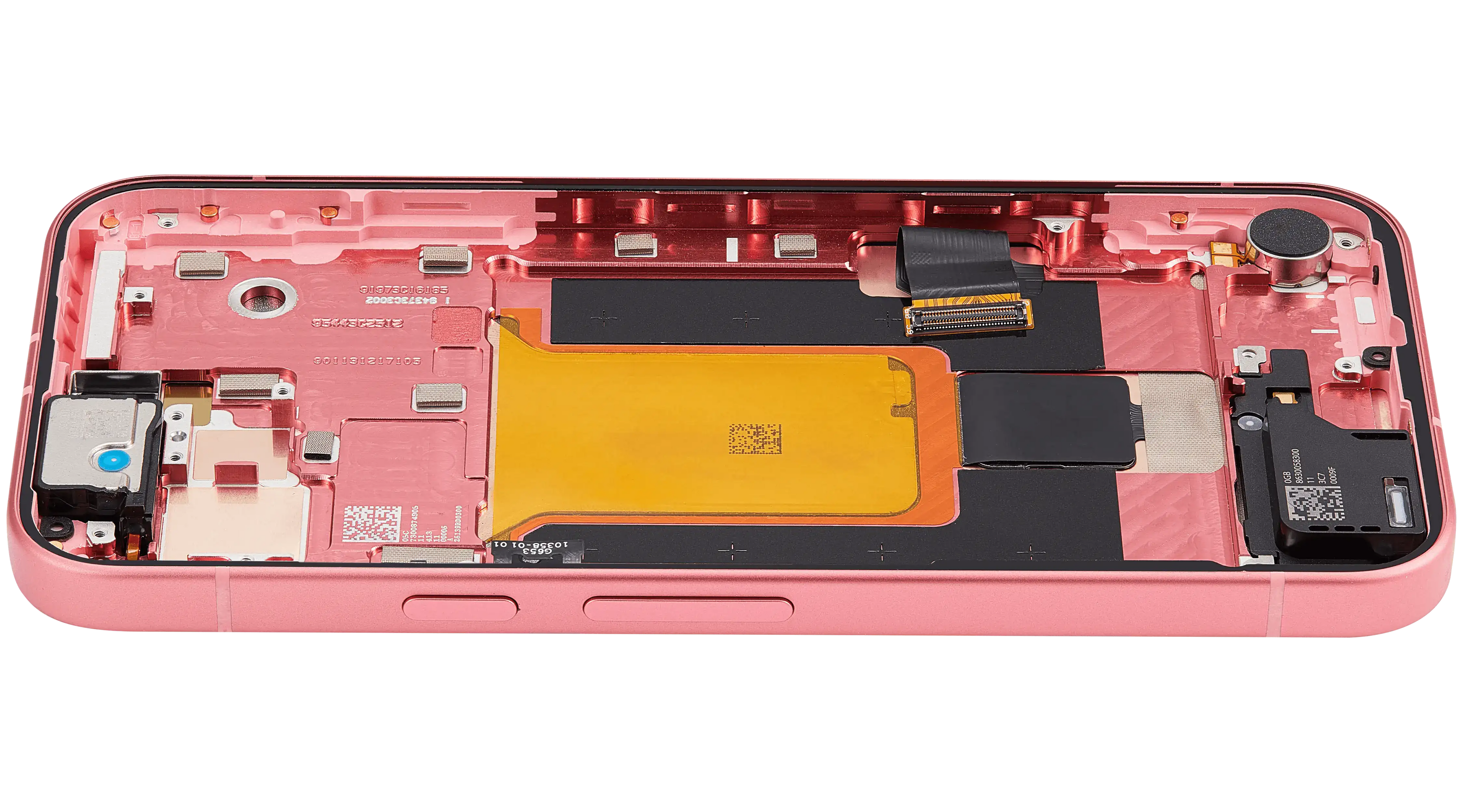 OLED-Display mit Rahmen (mit Fingerprint Sensor) für Google Pixel 9A (Refurbished) (Peony)