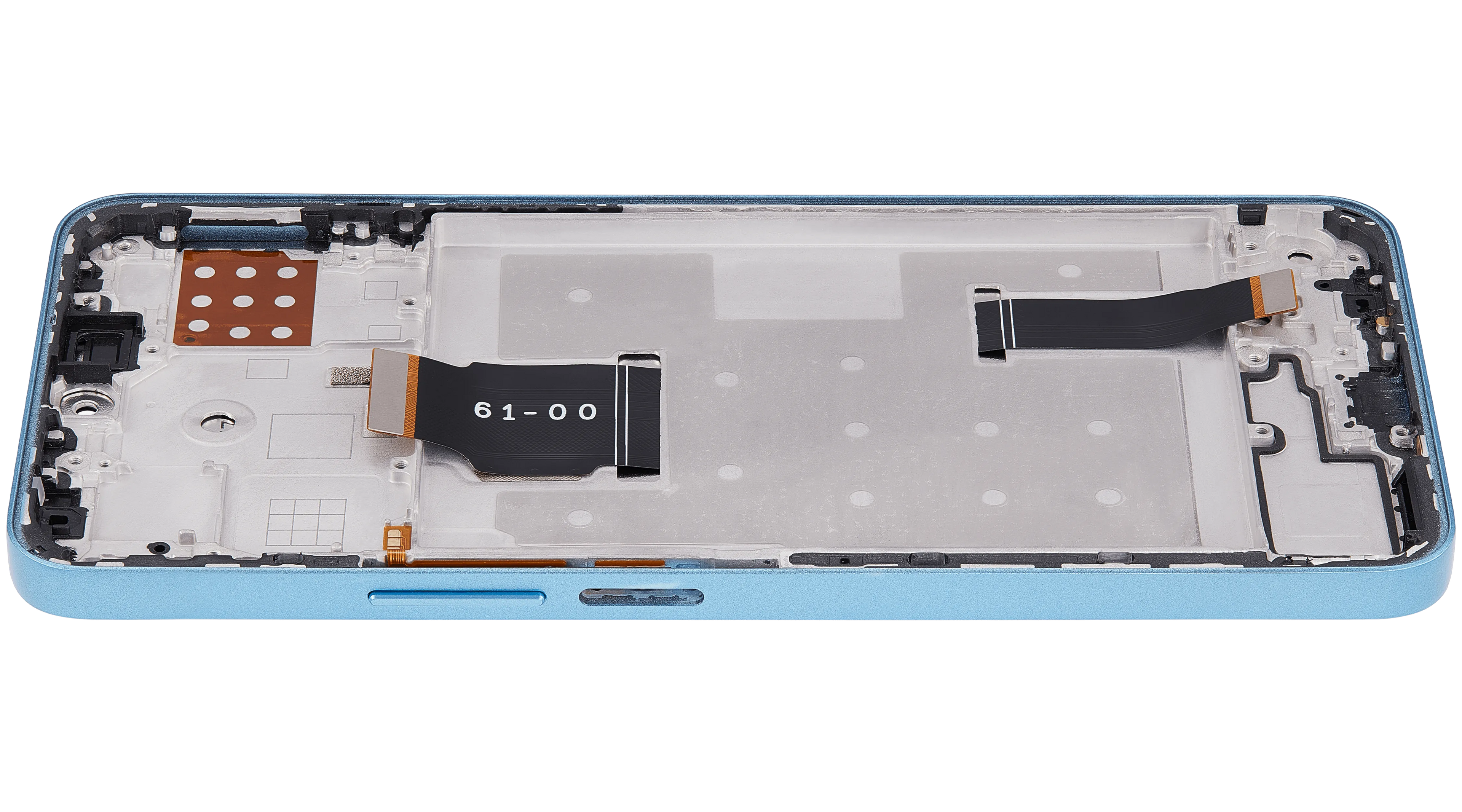 LCD-Display mit Rahmen für Honor X8A / X50i / 90 Lite (Aftermarket Plus) (Cyan Lake)