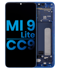 LCD-Display mit Rahmen Xiaomi Mi CC9 Aftermarket Incell Aurora Blue