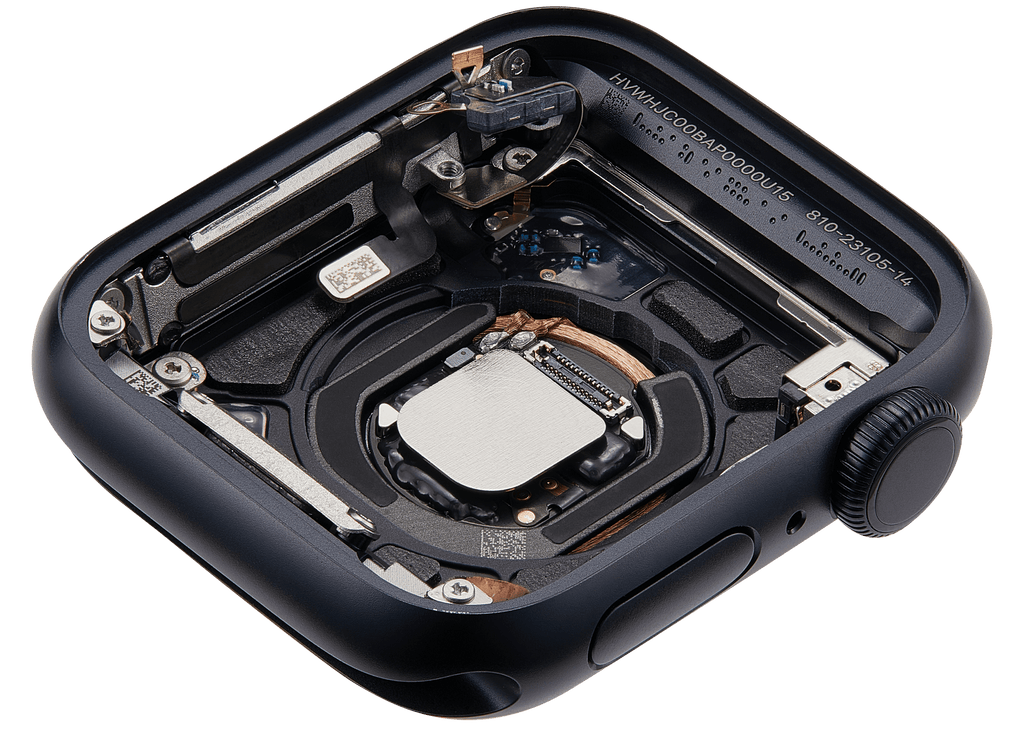 Backcover/Rahmen für Watch Series SE 3rd (40MM) (gebrauchter OEM-Ausbau, Qualität A) (Cellular Version) (Aluminum / Midnight)