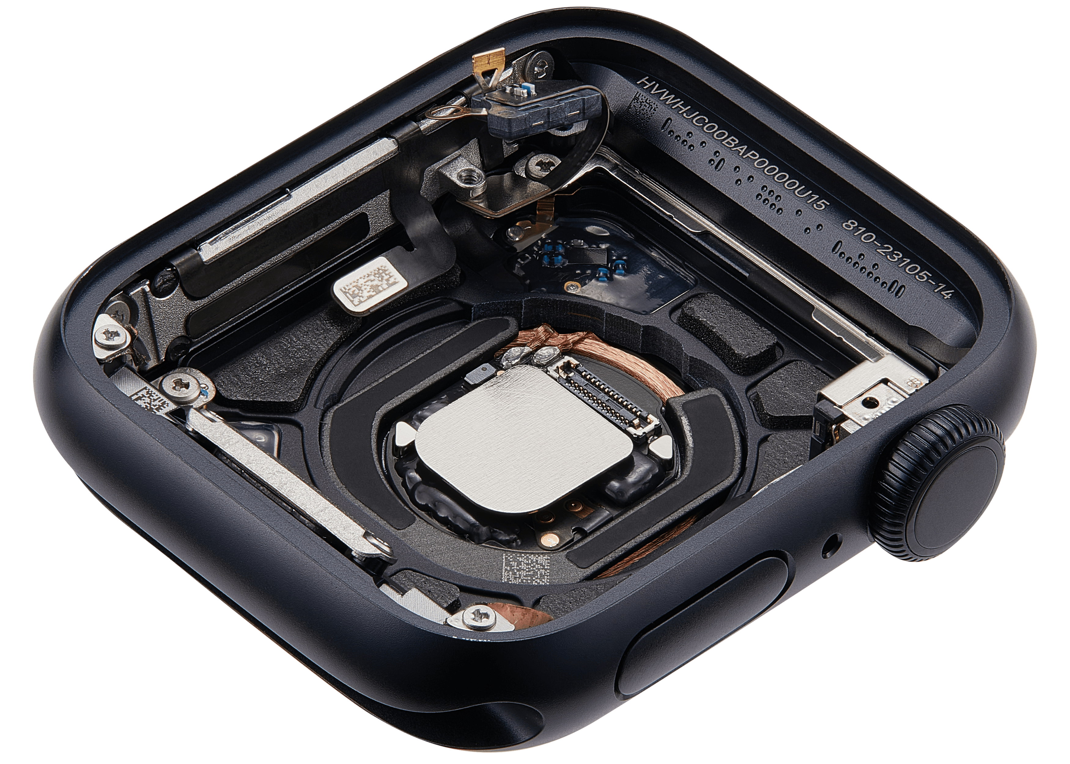 Backcover/Rahmen für Watch Series SE 3rd (40MM) (gebrauchter OEM-Ausbau, Qualität A) (Cellular Version) (Aluminum / Midnight)