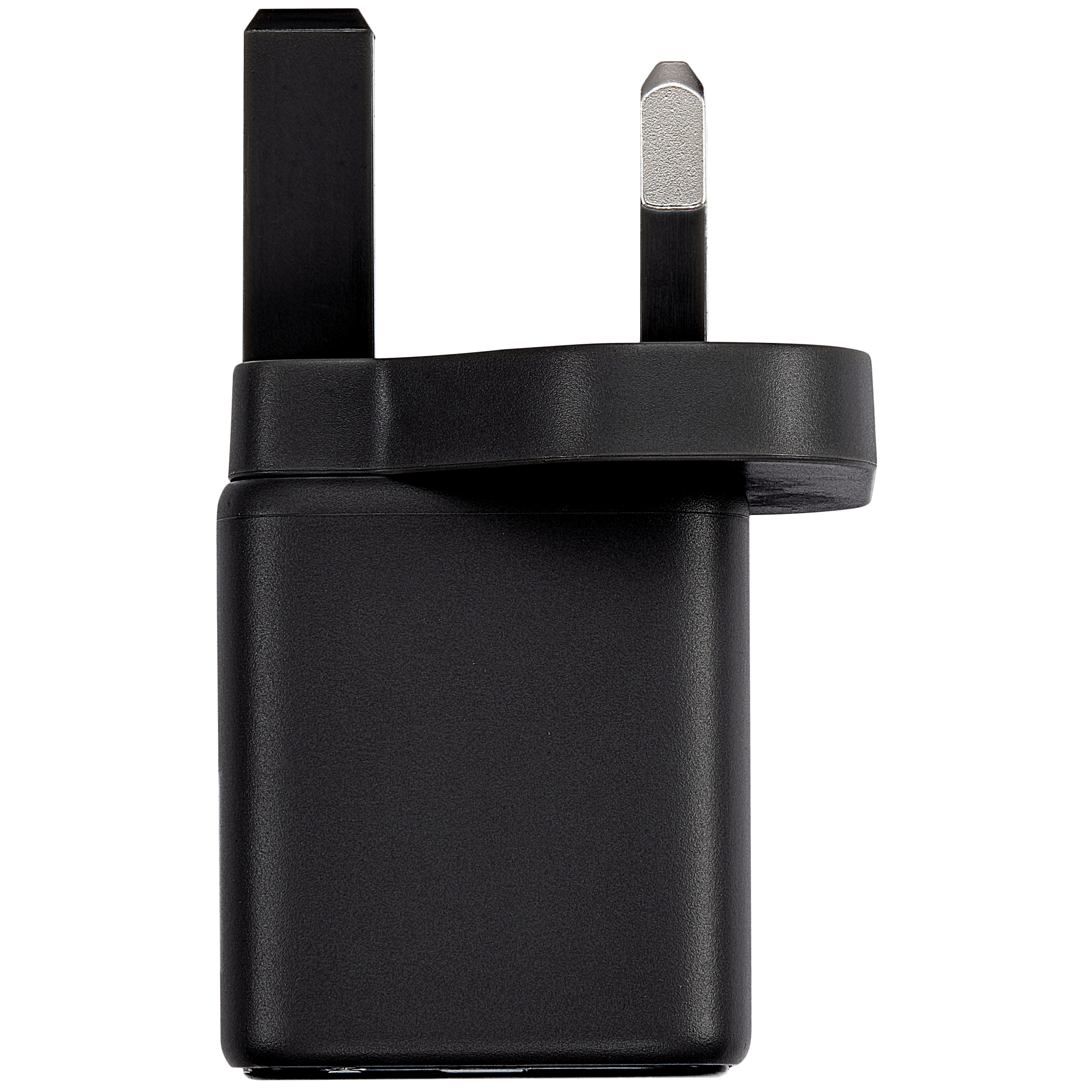 AmpSentrix 30W 2-in-1 USB-C / USB-A Wall Adapter (220V / UK Plug) (Schwarz Titanium)