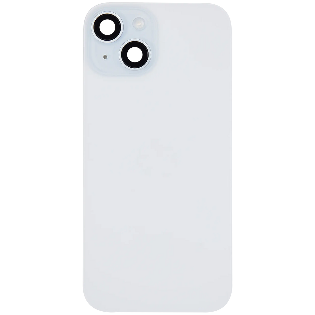 Backcover mit MagSafe Magnet & NFC & Blitz-Flexkabel für iPhone 15 (gebrauchter OEM-Ausbau, Qualität B) (Blau)