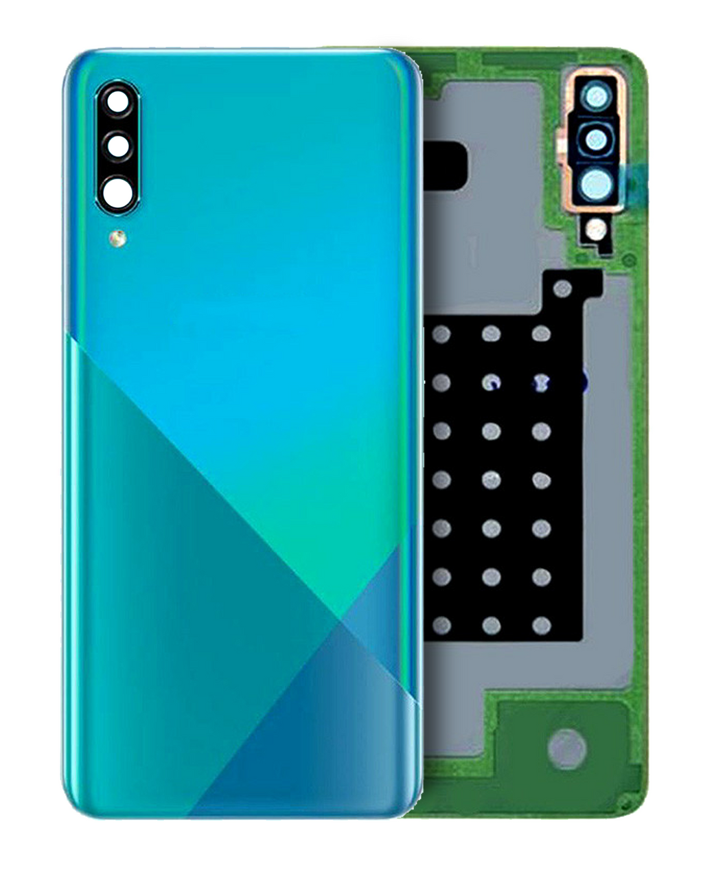 Glass Back Cover with Camera Lens for Samsung Galaxy A30S (A307 / 2019) – Service Pack – Green