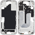 Midframe/Rahmen mit Small Parts für iPhone 16 (EU / Global Version) (gebrauchter OEM-Ausbau, Qualität A) (Weiß)