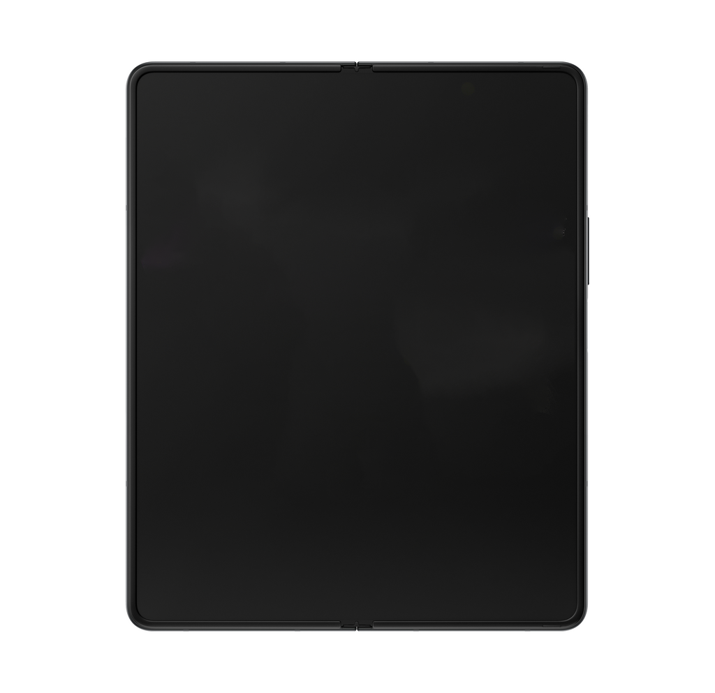 Inner OLED-Display mit Rahmen für Samsung Galaxy Z Fold 3 5G (US & International) (gebrauchter OEM-Ausbau, Qualität A) (Phantom Black)