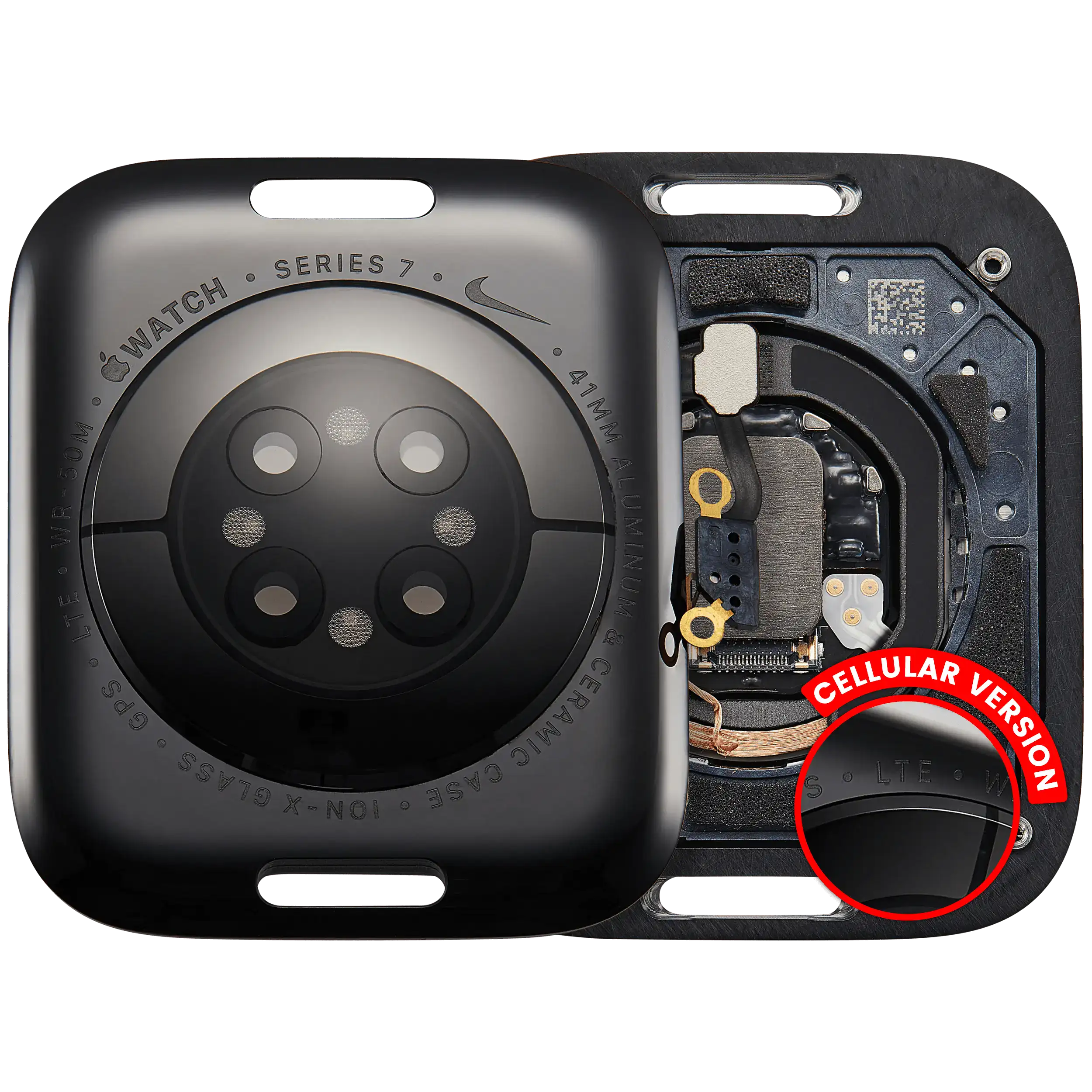 Backcover Assembly für Watch Series 7 (41mm) (LTE Version) (Nike)