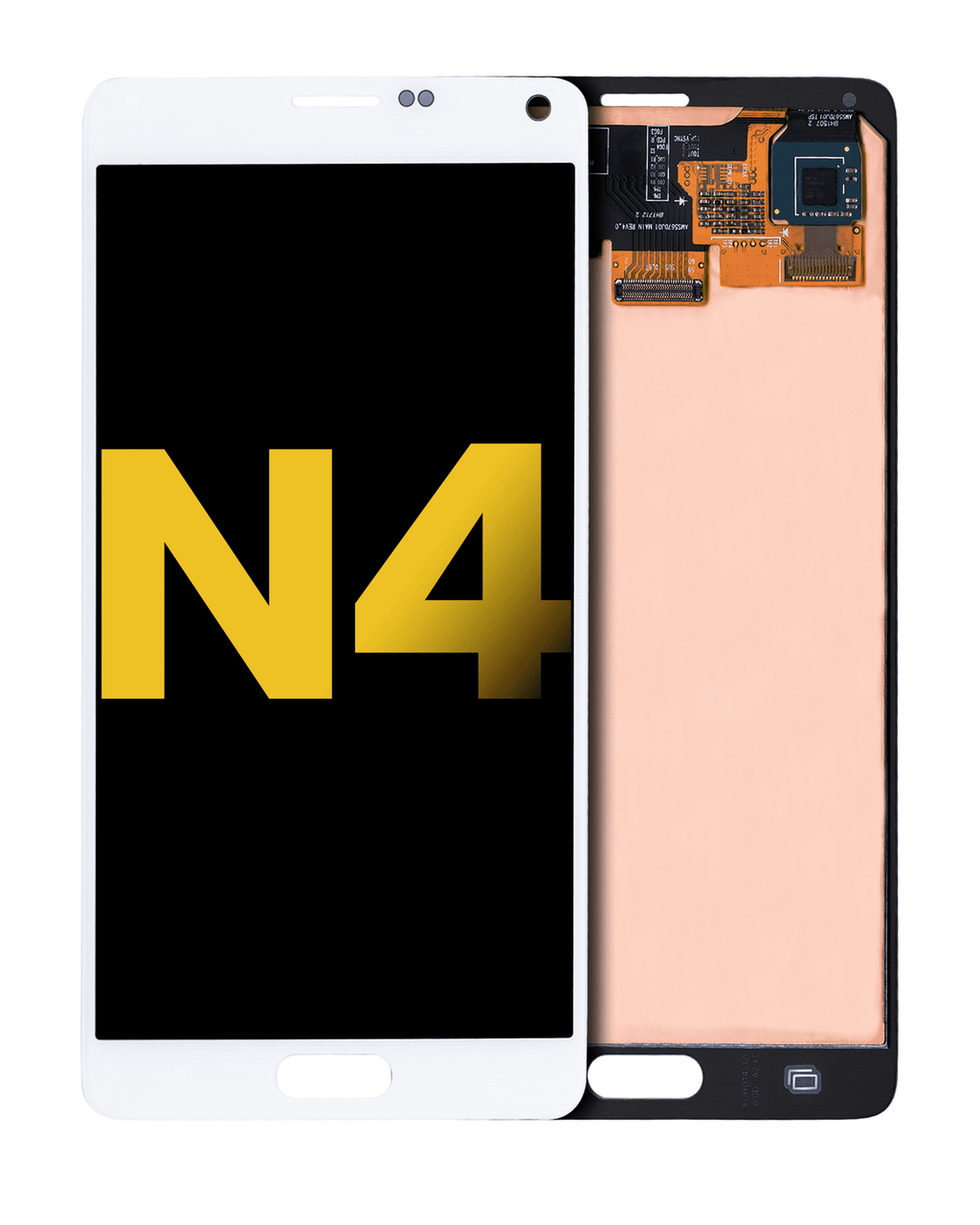 Frameless OLED Display for Samsung Galaxy Note 4 (Refurbished) (White)