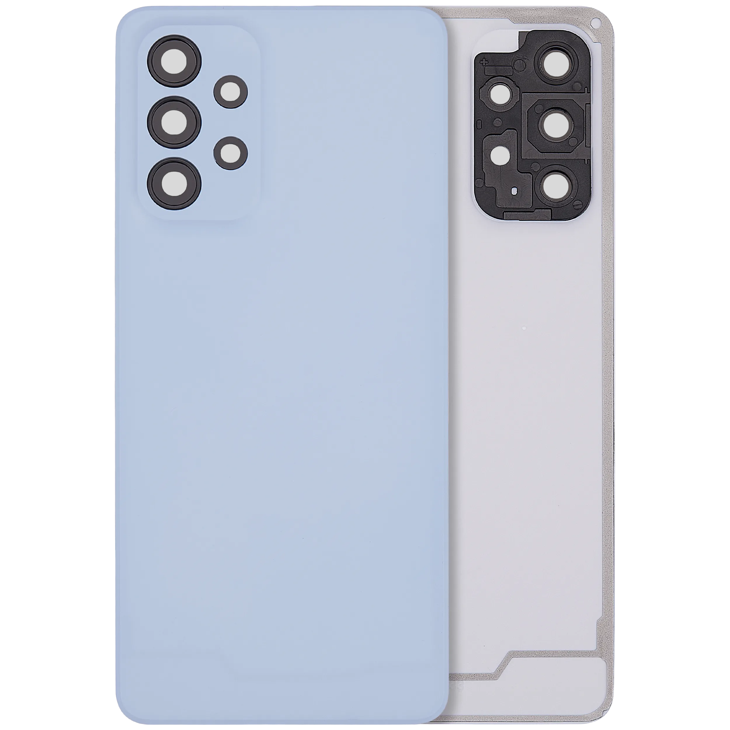 Backcover mit Camera Lens für Samsung Galaxy A33 5G (A336 / 2022) (ohne Logo) (Aftermarket Plus) (Blau)