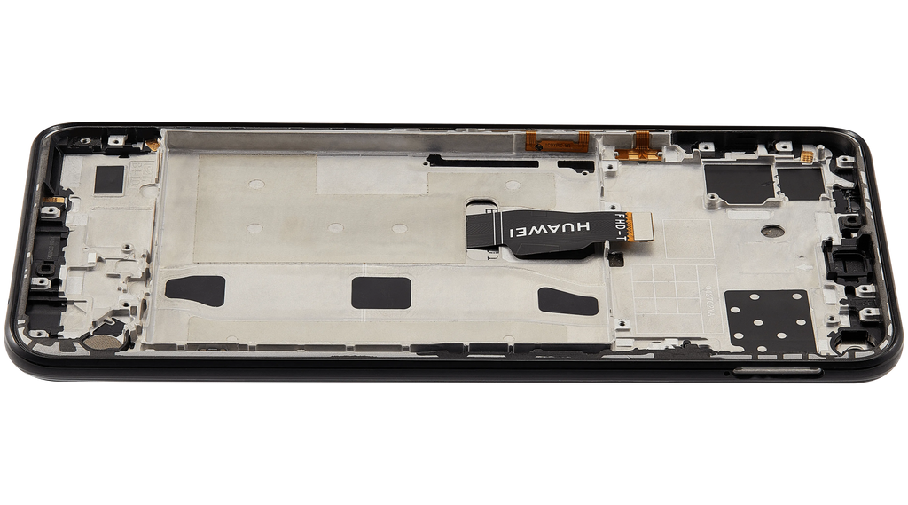 LCD-Display mit Rahmen für Huawei Nova 7 SE (2020) (Refurbished) (Schwarz)