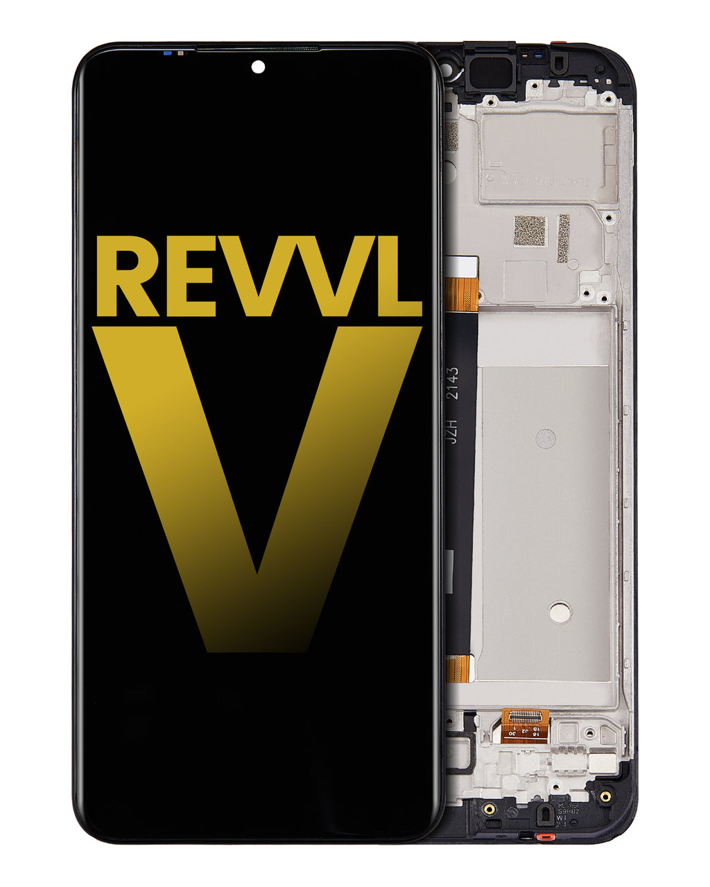 LCD-Display mit Rahmen für T-Mobile Revvl V (Refurbished, alle Farben)