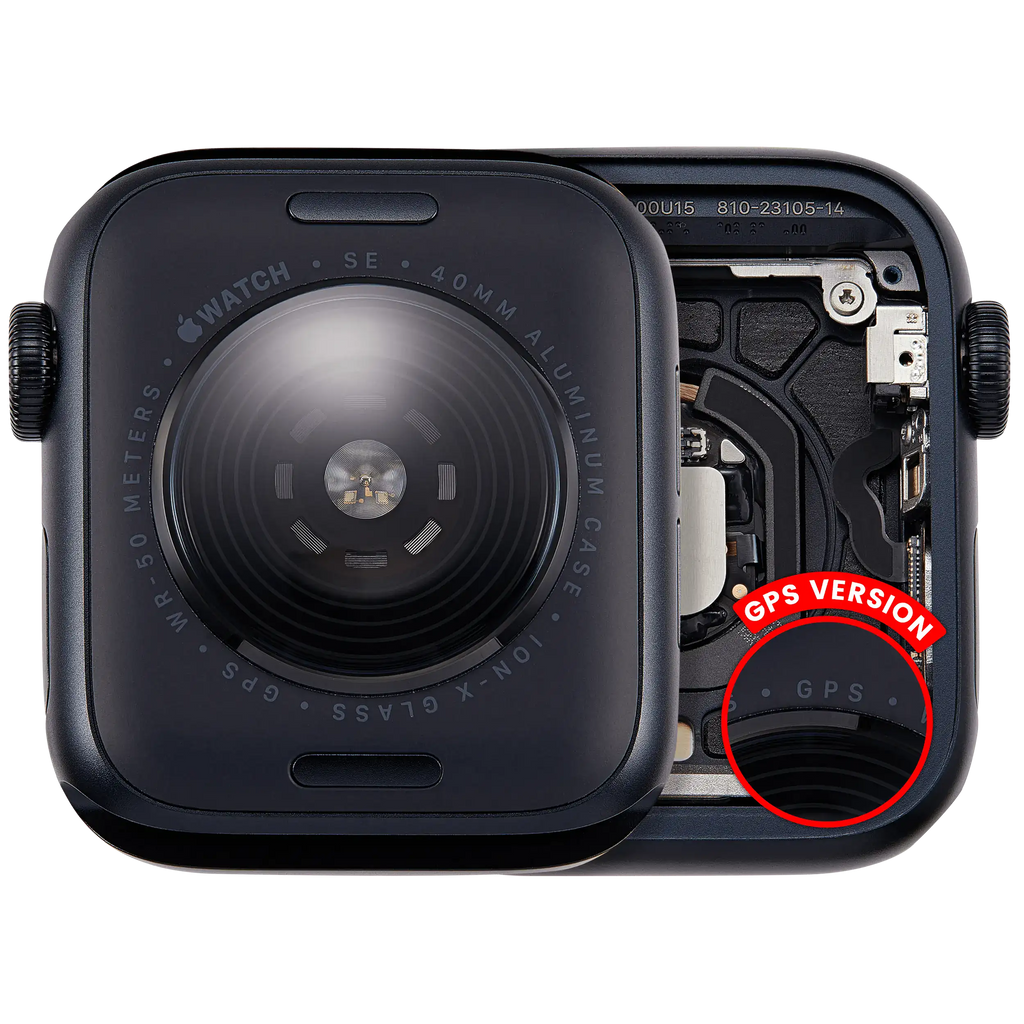 Backcover/Rahmen für Watch Series SE 3rd (40MM) (gebrauchter OEM-Ausbau, Qualität A) (GPS Version) (Aluminum / Midnight)